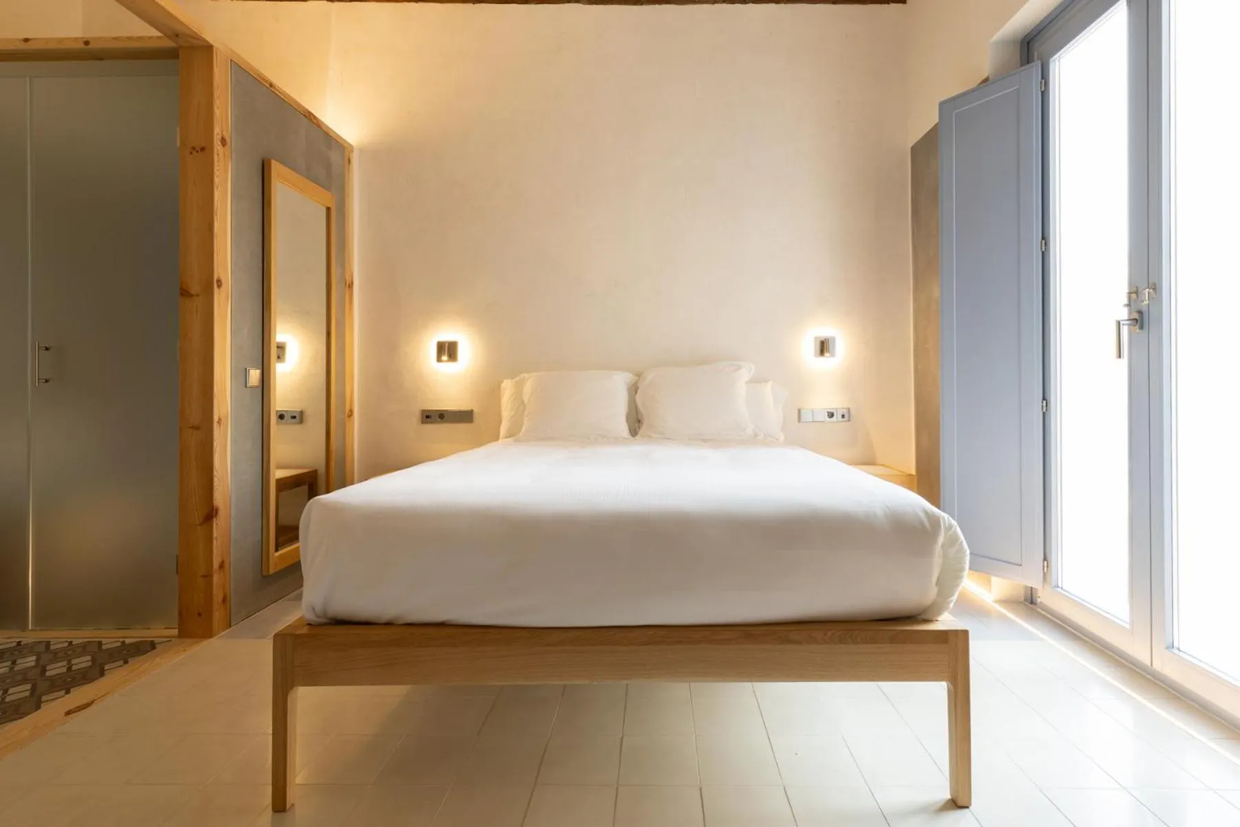 Bed in Hotel Carlos V