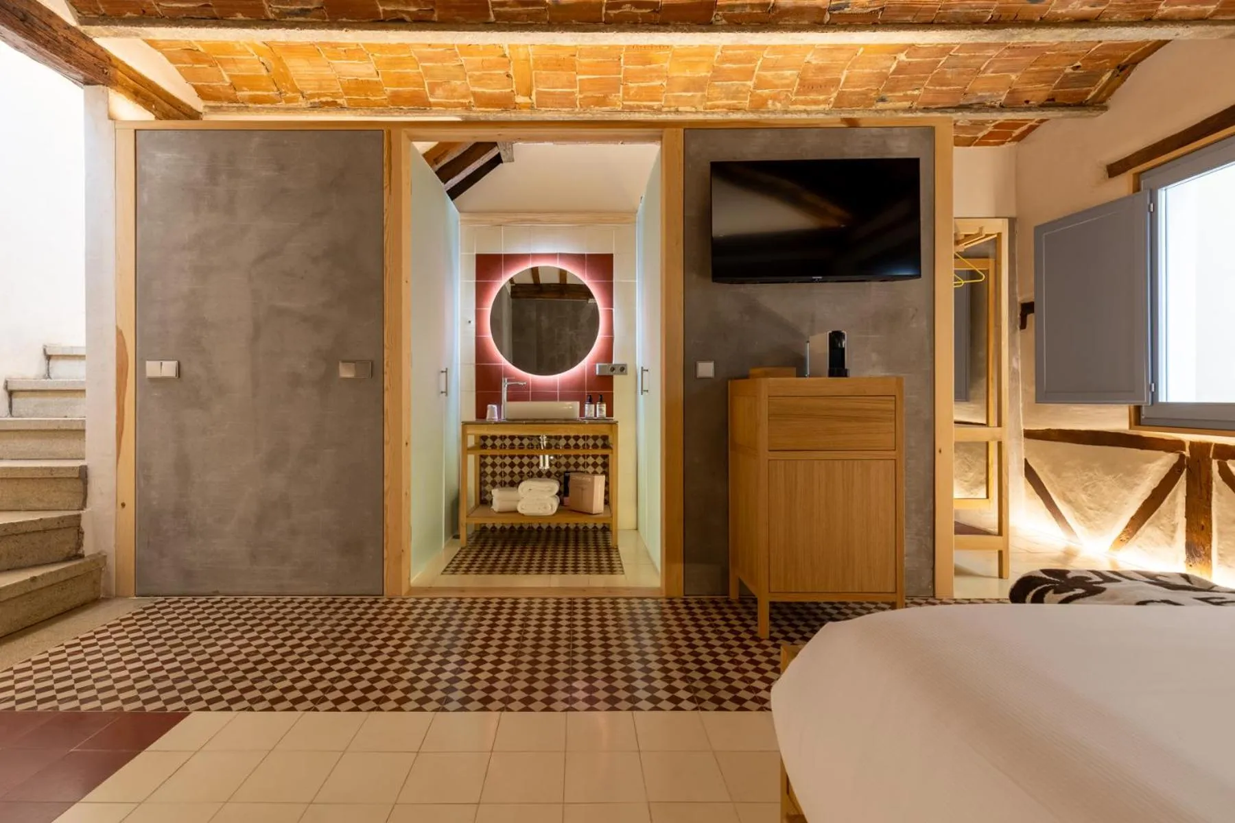 Bed in Hotel Carlos V