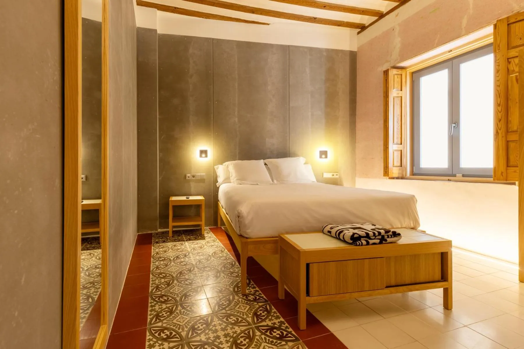 Bed in Hotel Carlos V