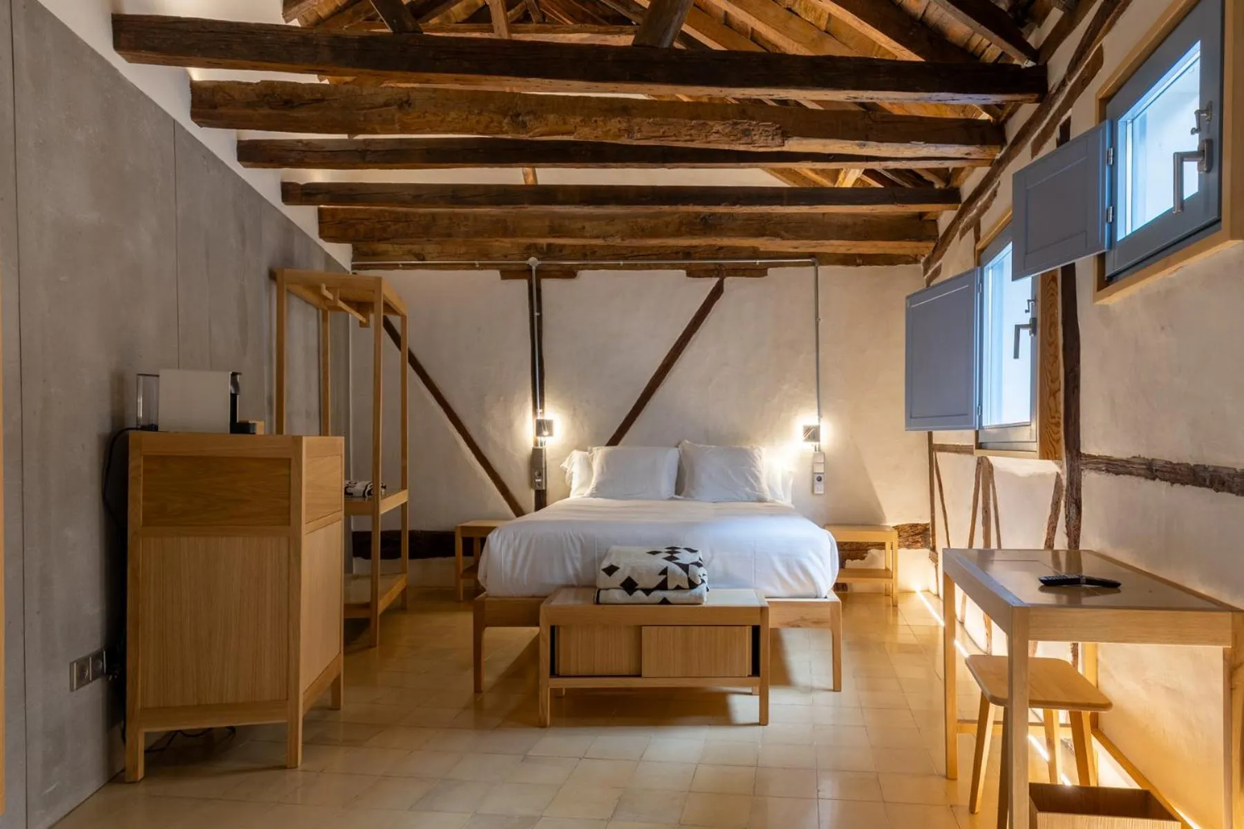 Bed in Hotel Carlos V