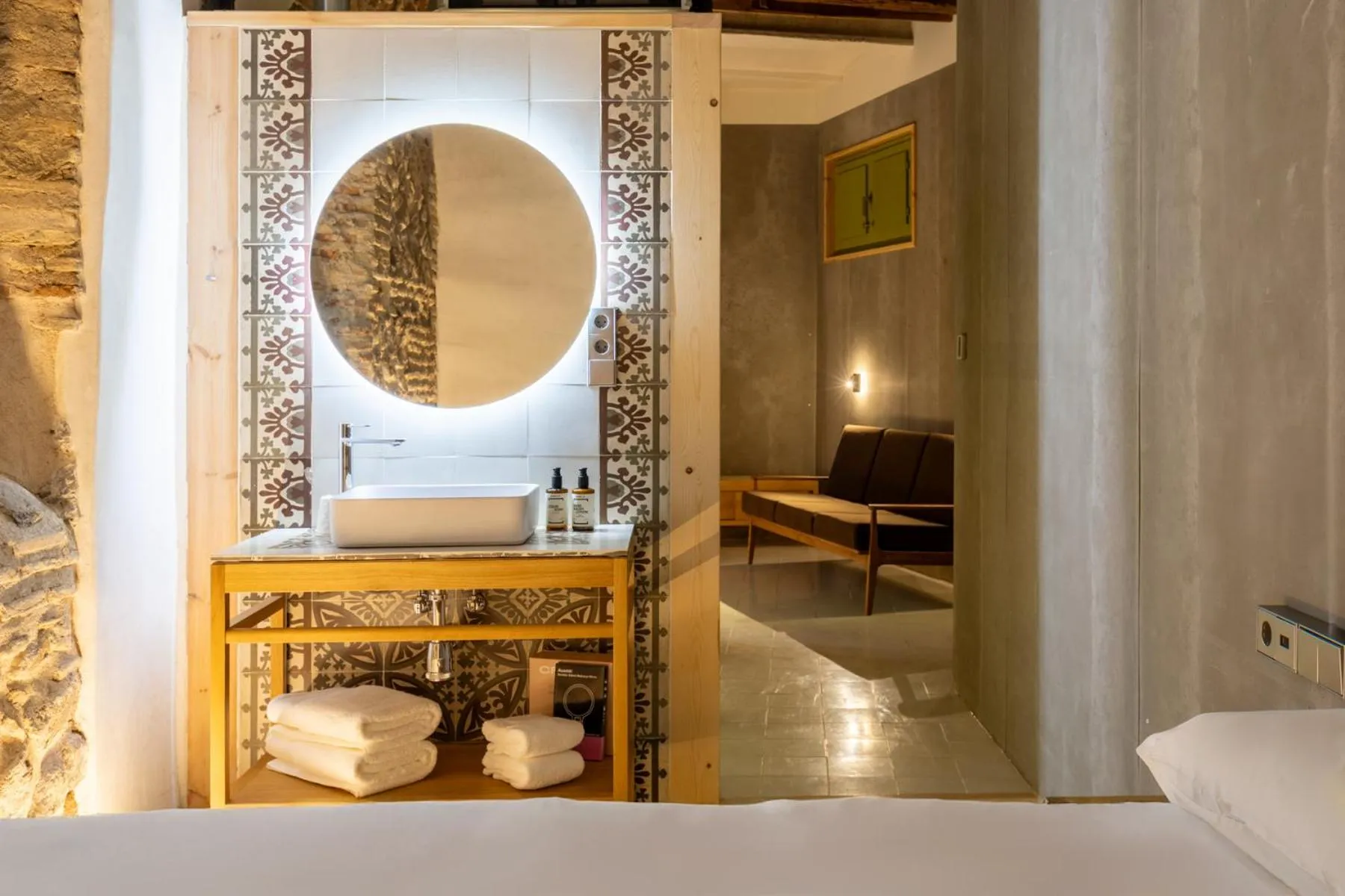 Bed in Hotel Carlos V