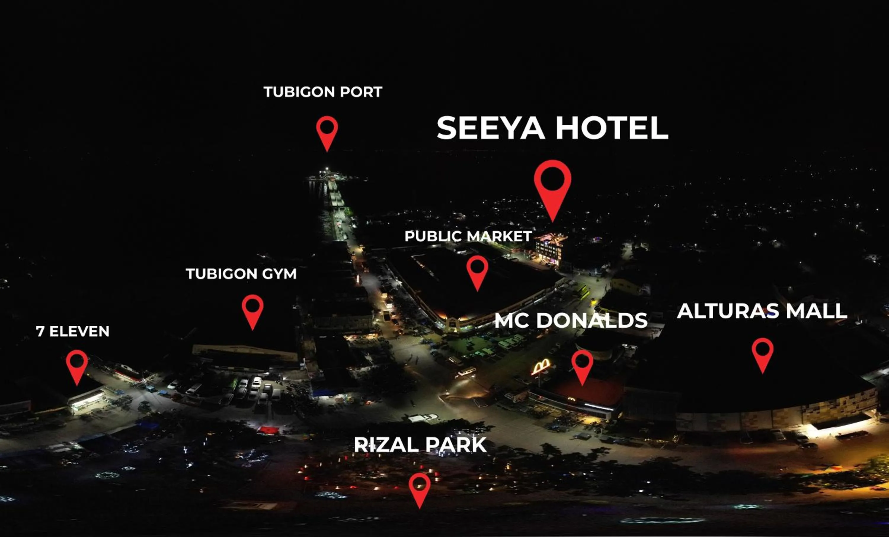 Landmark view in Seeya Hotel