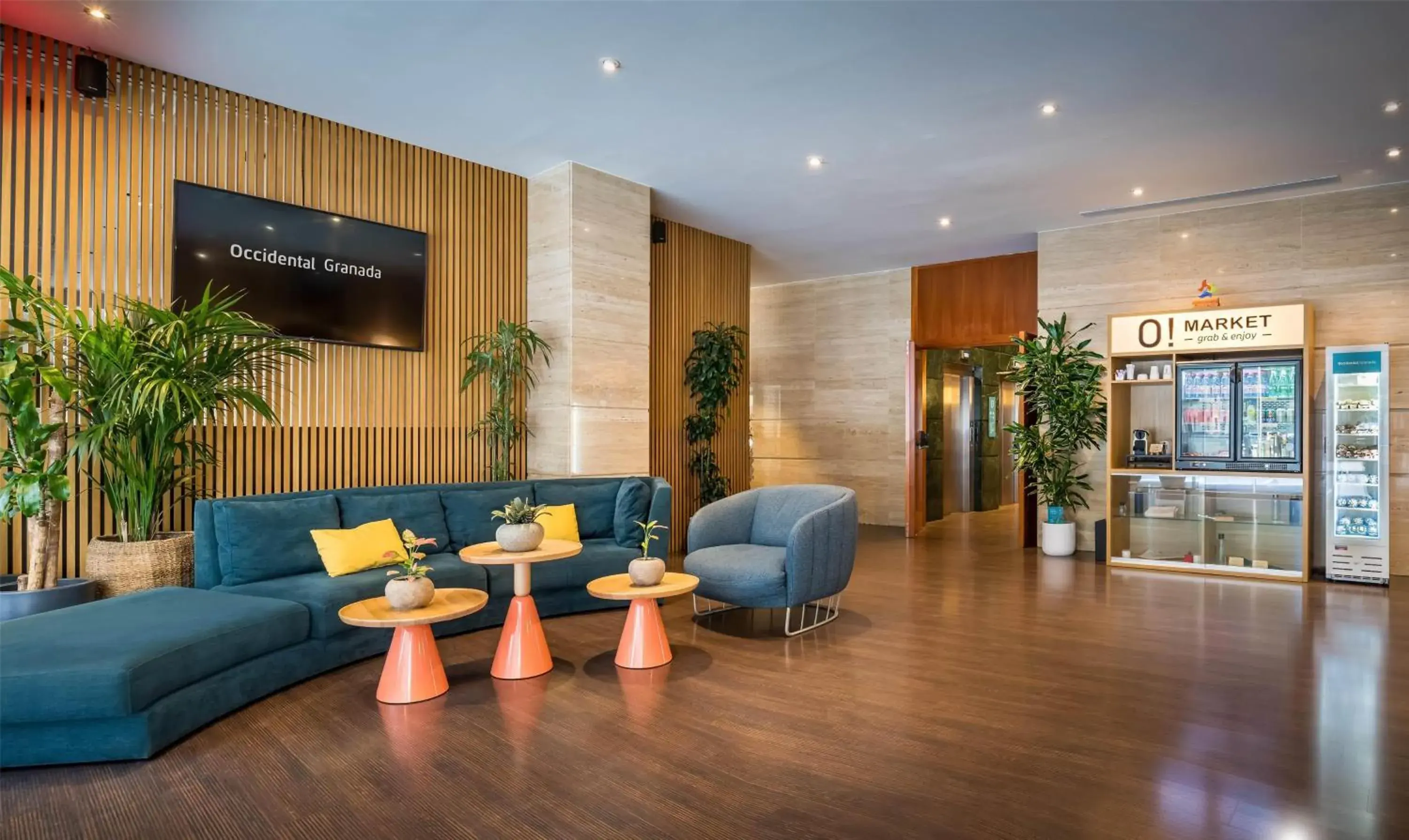 Lobby or reception in Occidental Granada Lobby or reception in Occidental Granada