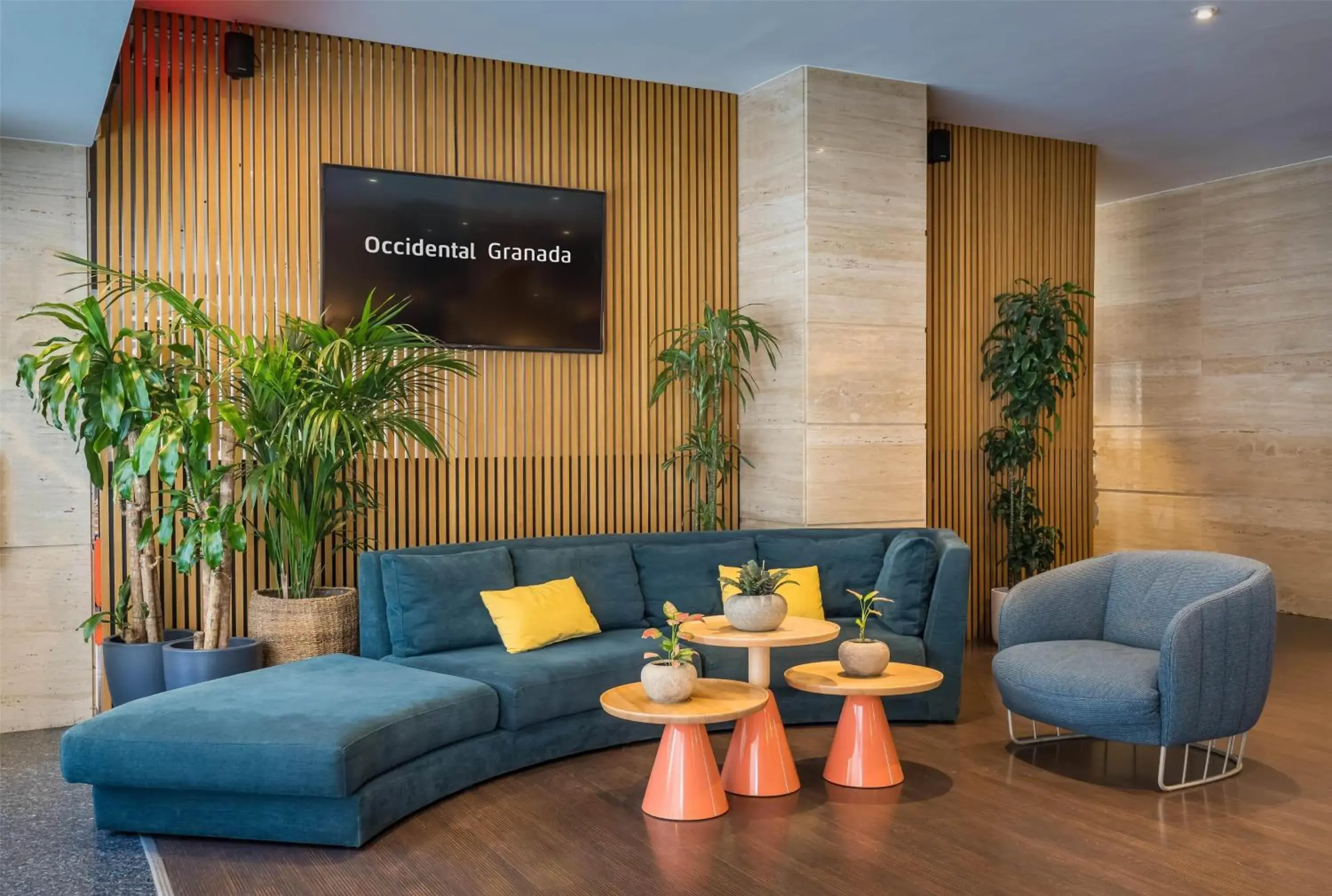 Lobby or reception in Occidental Granada Lobby or reception in Occidental Granada