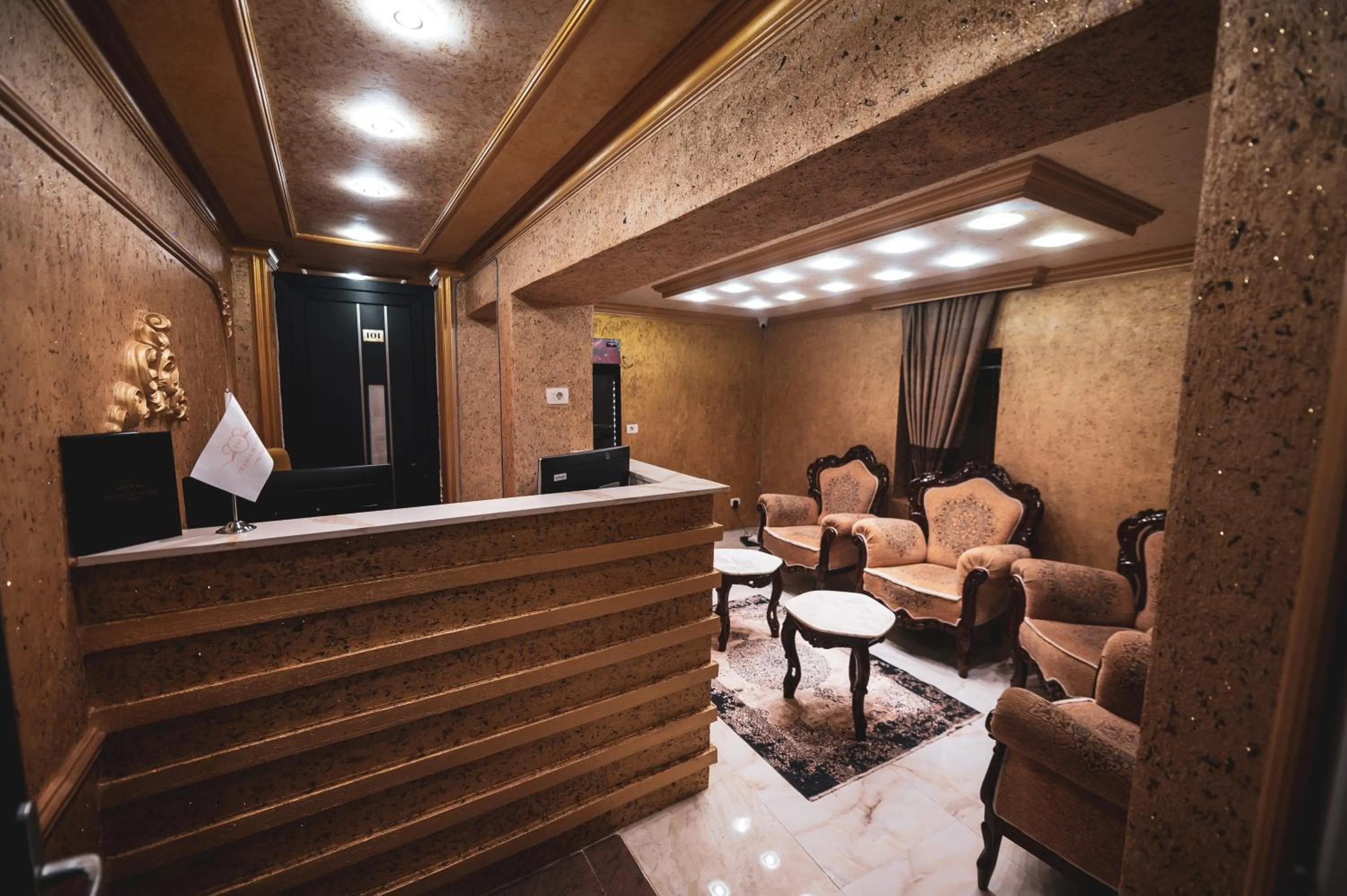 Seating area in Hotel Premium