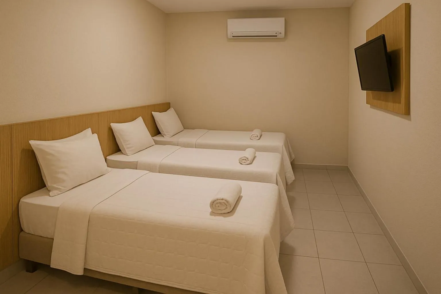 Bed in Hotel Solar Paulista