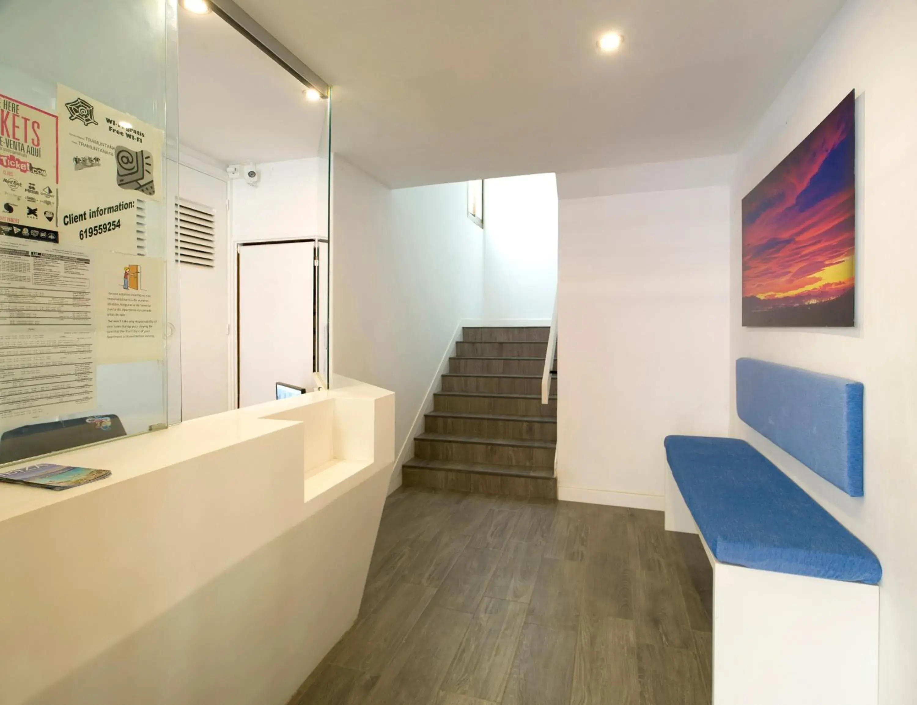 Lobby or reception in Apartamentos Tramuntana Lobby or reception in Apartamentos Tramuntana