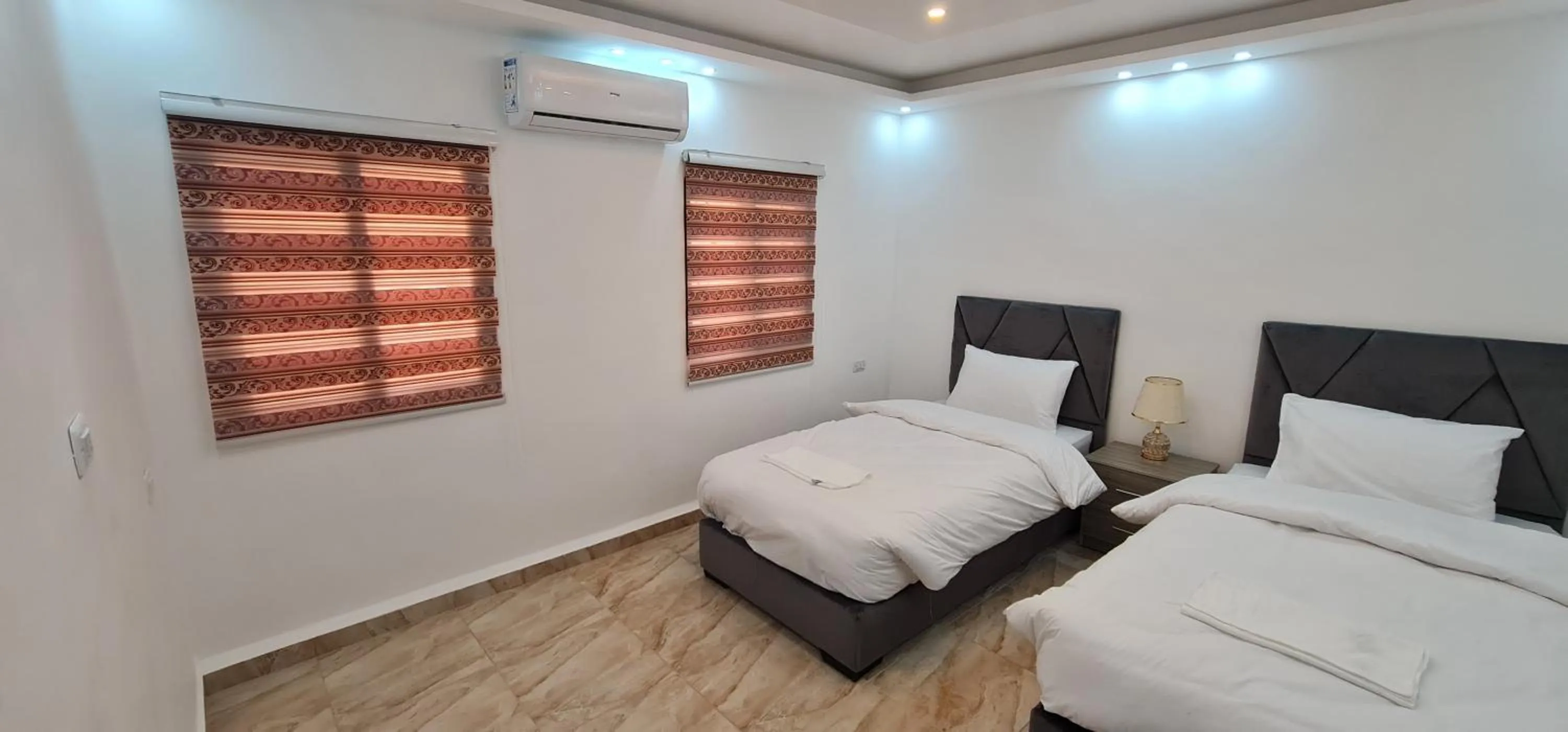 Bed in Nabateans Home Hotel