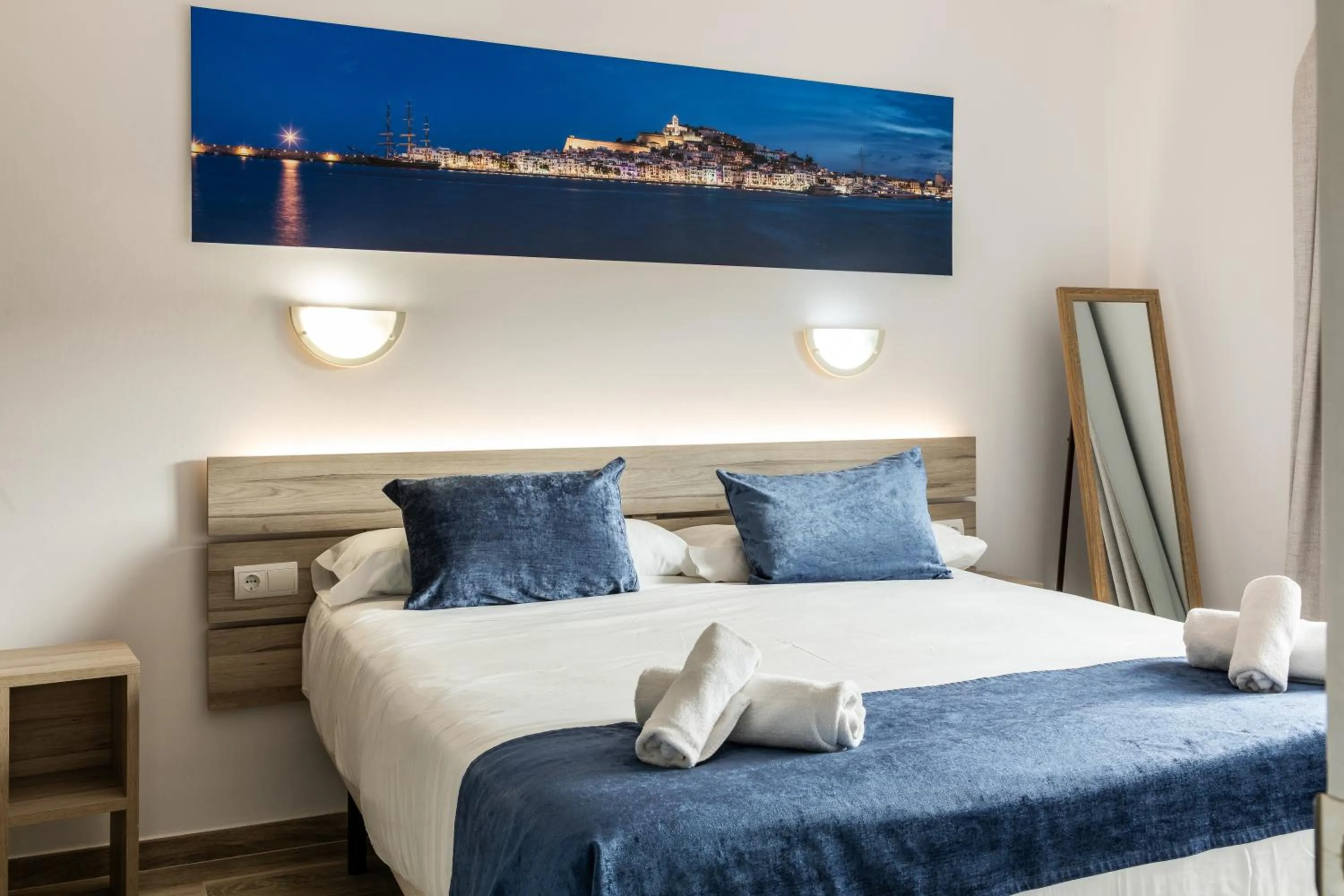 Bed in Aparthotel Puerto Cala Vadella