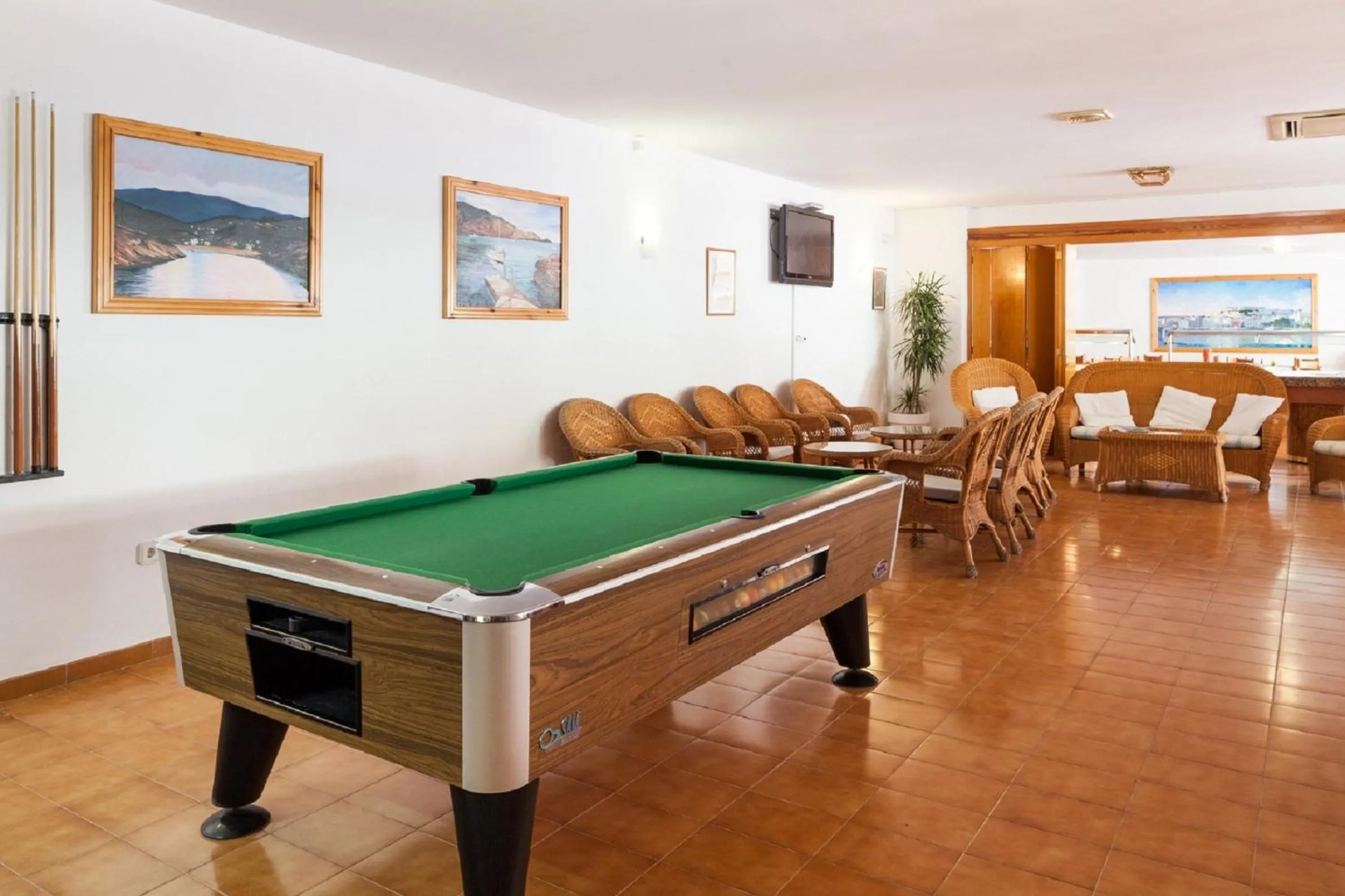 Billiard in Aparthotel Puerto Cala Vadella