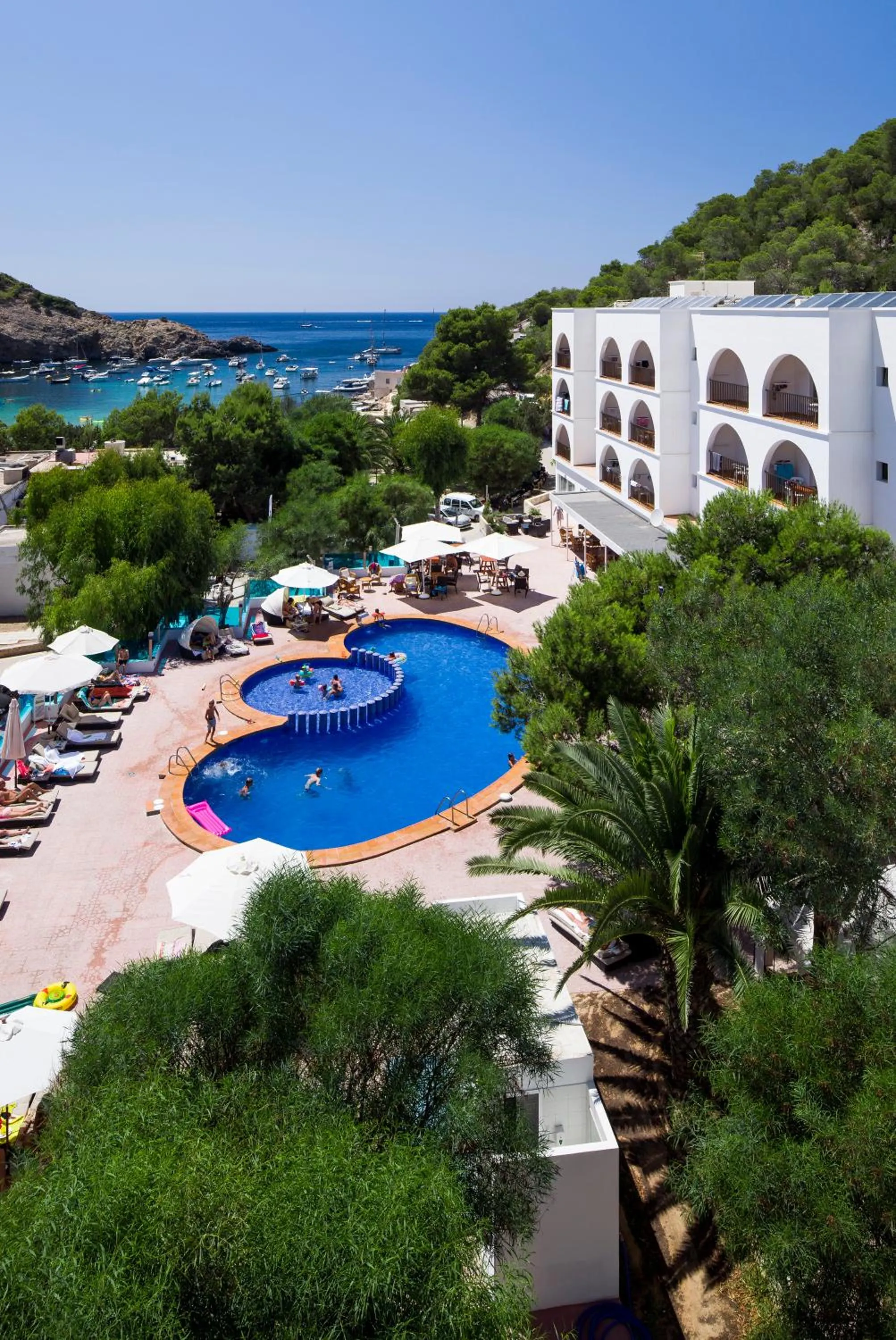 Bird's eye view in Aparthotel Puerto Cala Vadella