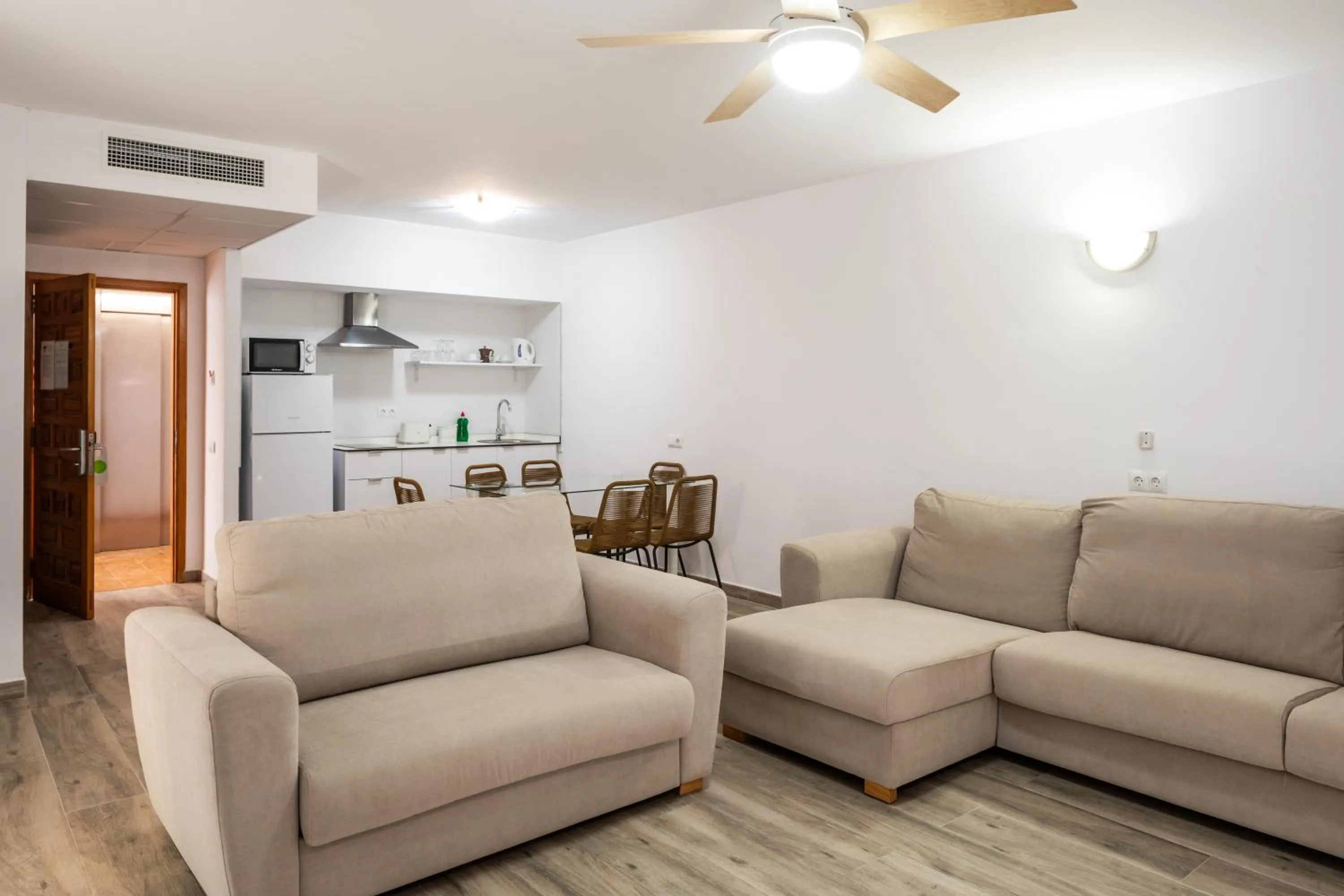 Living room in Aparthotel Puerto Cala Vadella