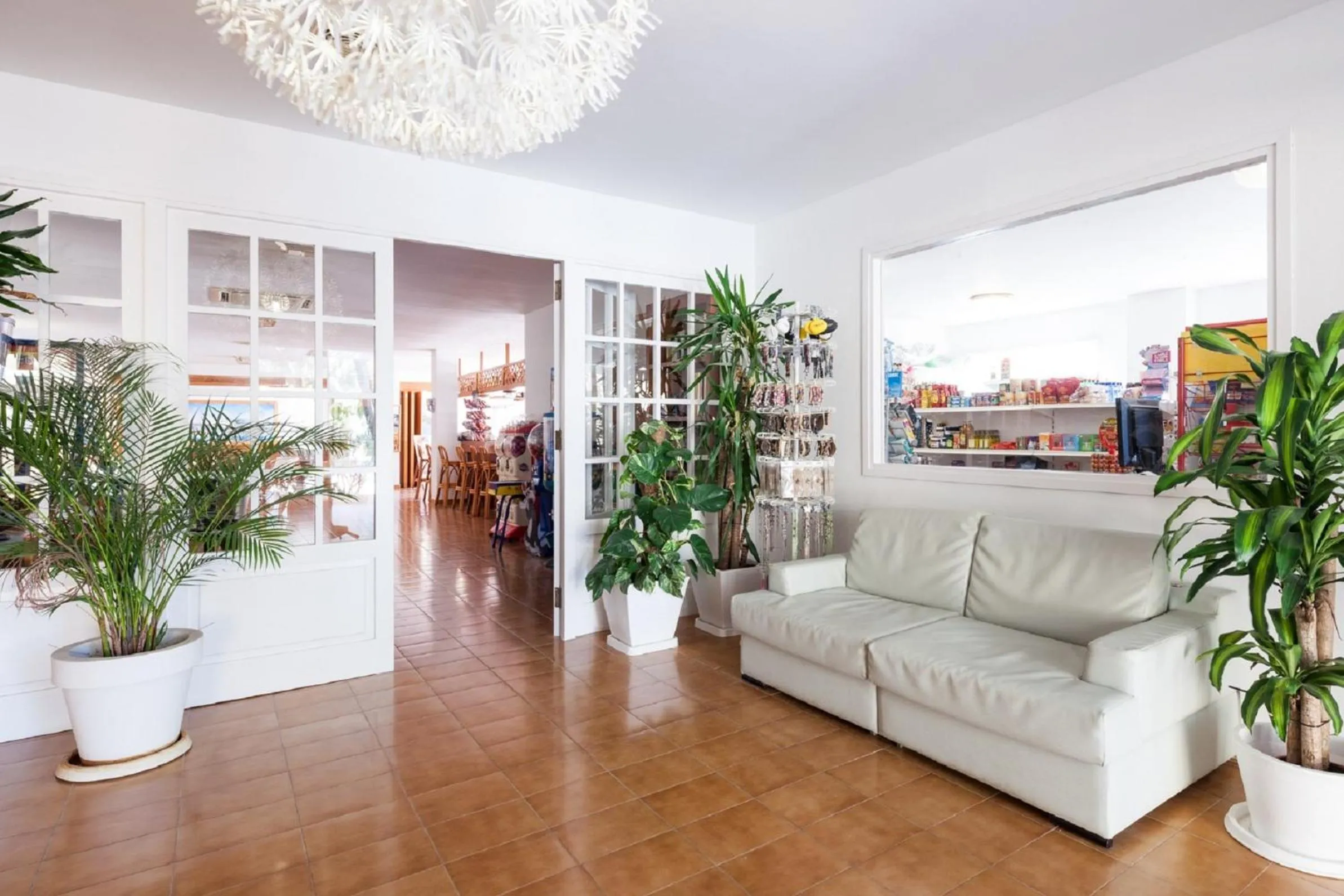 Lobby or reception in Aparthotel Puerto Cala Vadella