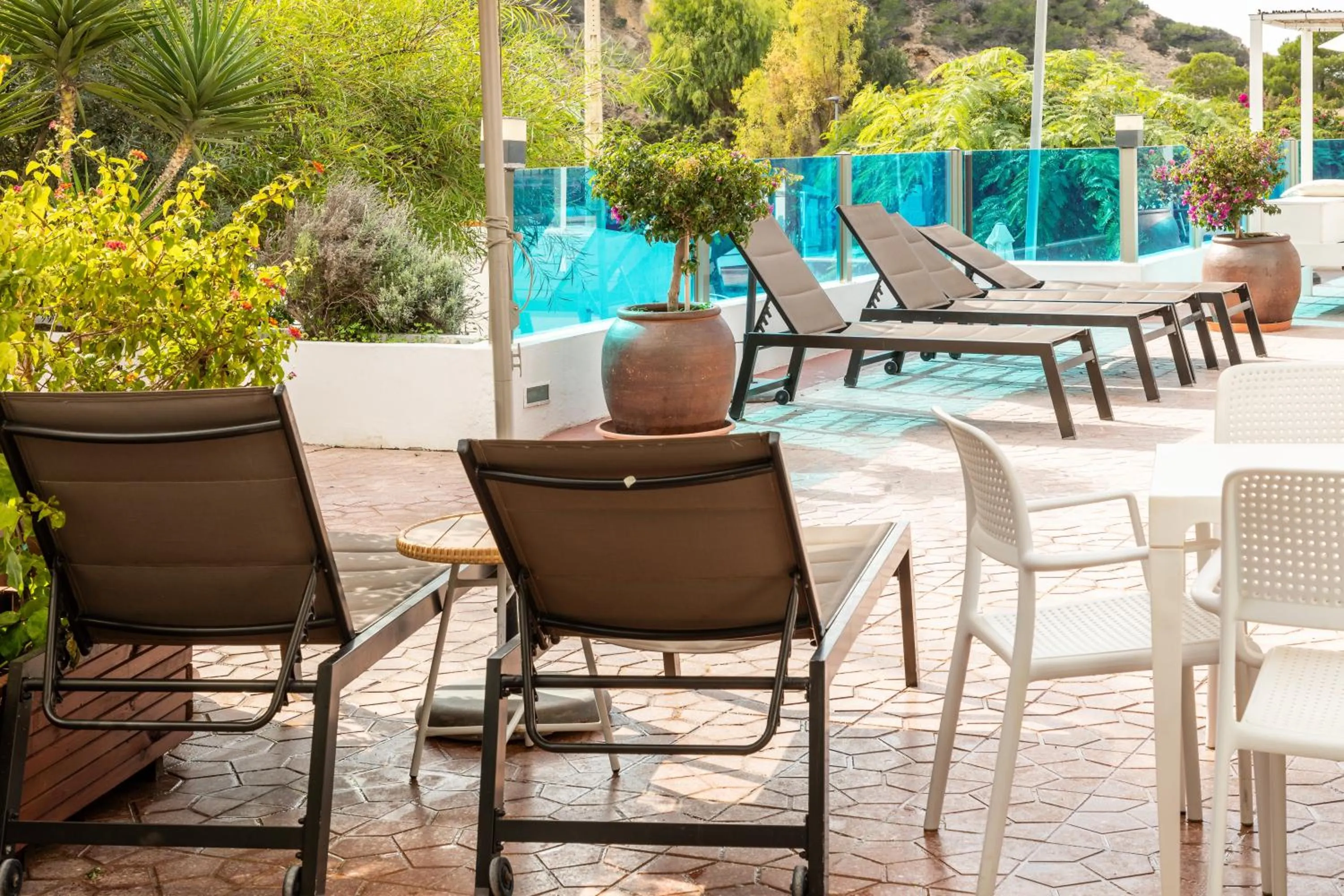 Balcony/Terrace in Aparthotel Puerto Cala Vadella