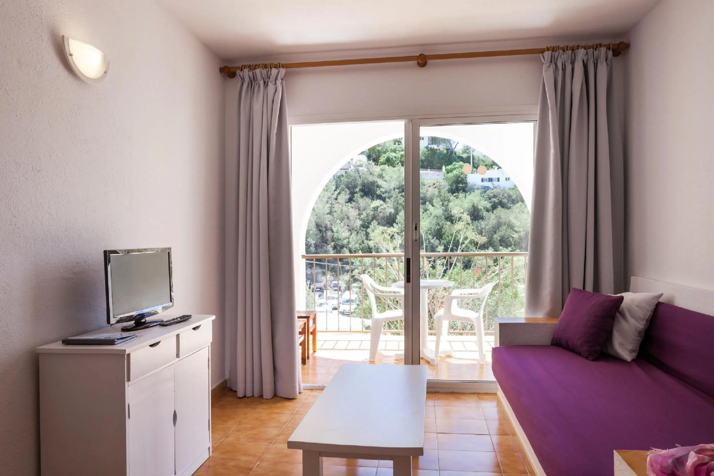 Living room in Aparthotel Puerto Cala Vadella