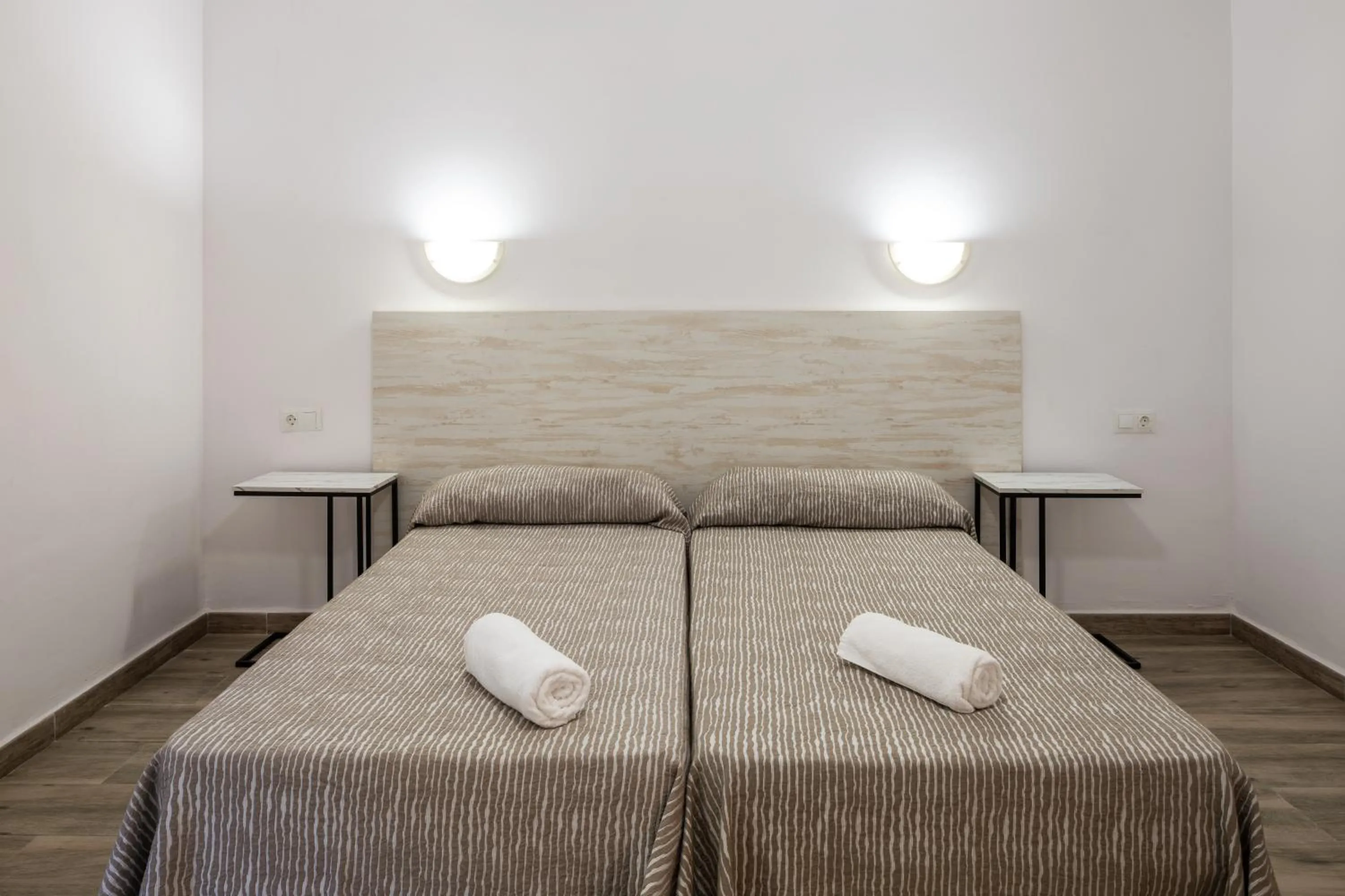 Bedroom, Bed in Aparthotel Puerto Cala Vadella