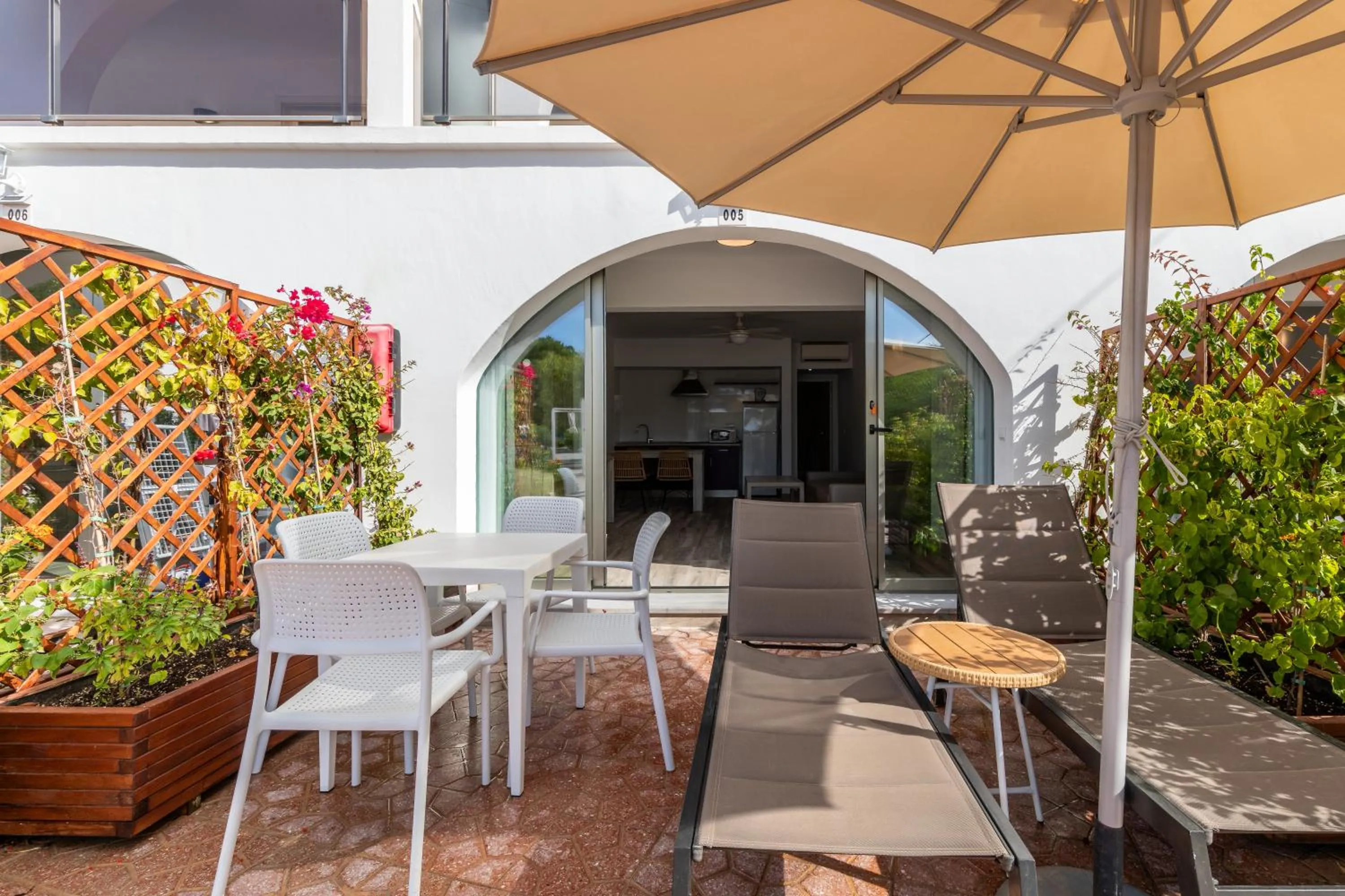 Balcony/Terrace in Aparthotel Puerto Cala Vadella