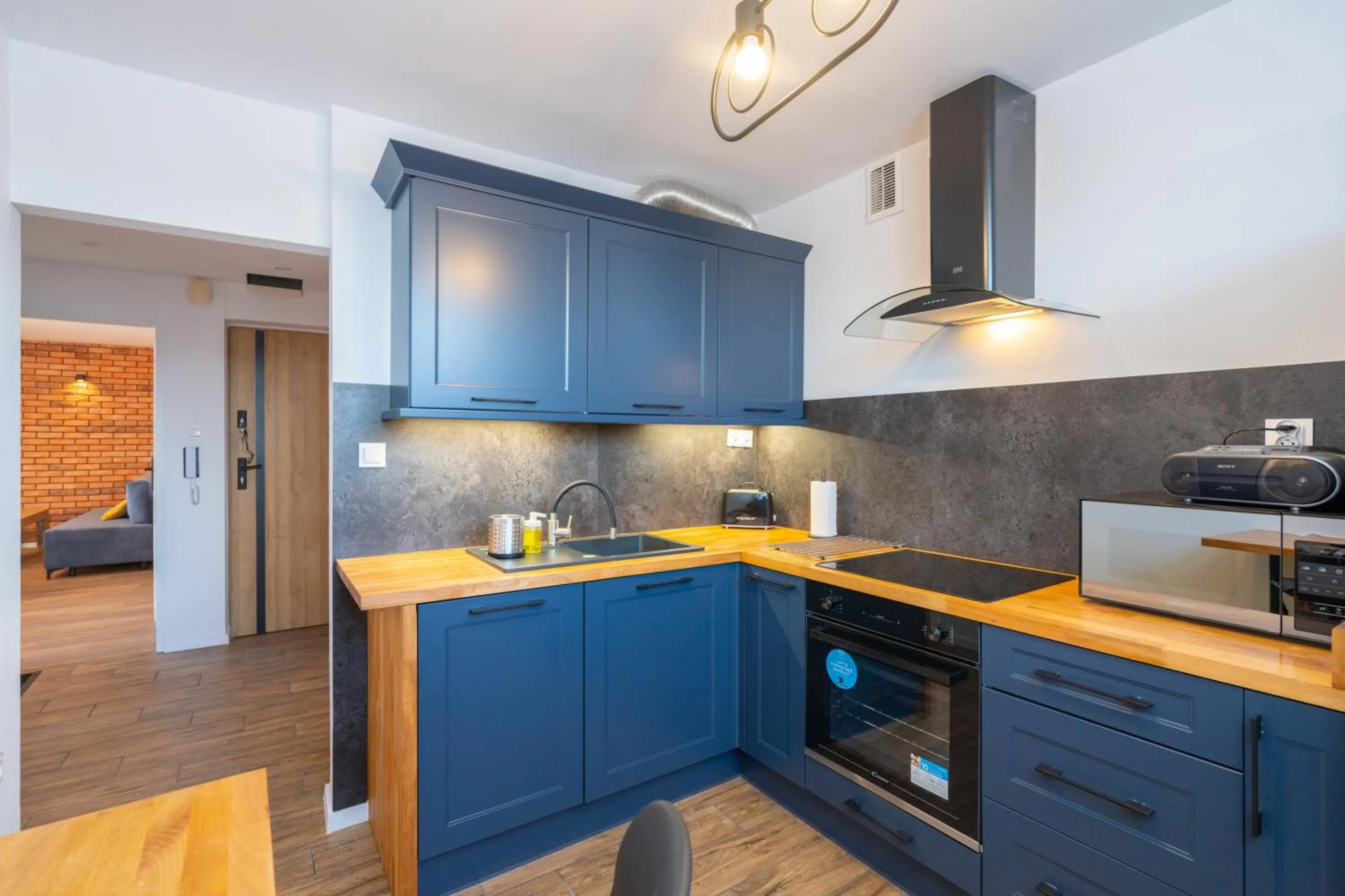 kitchen in Apartament Fiński z sauną