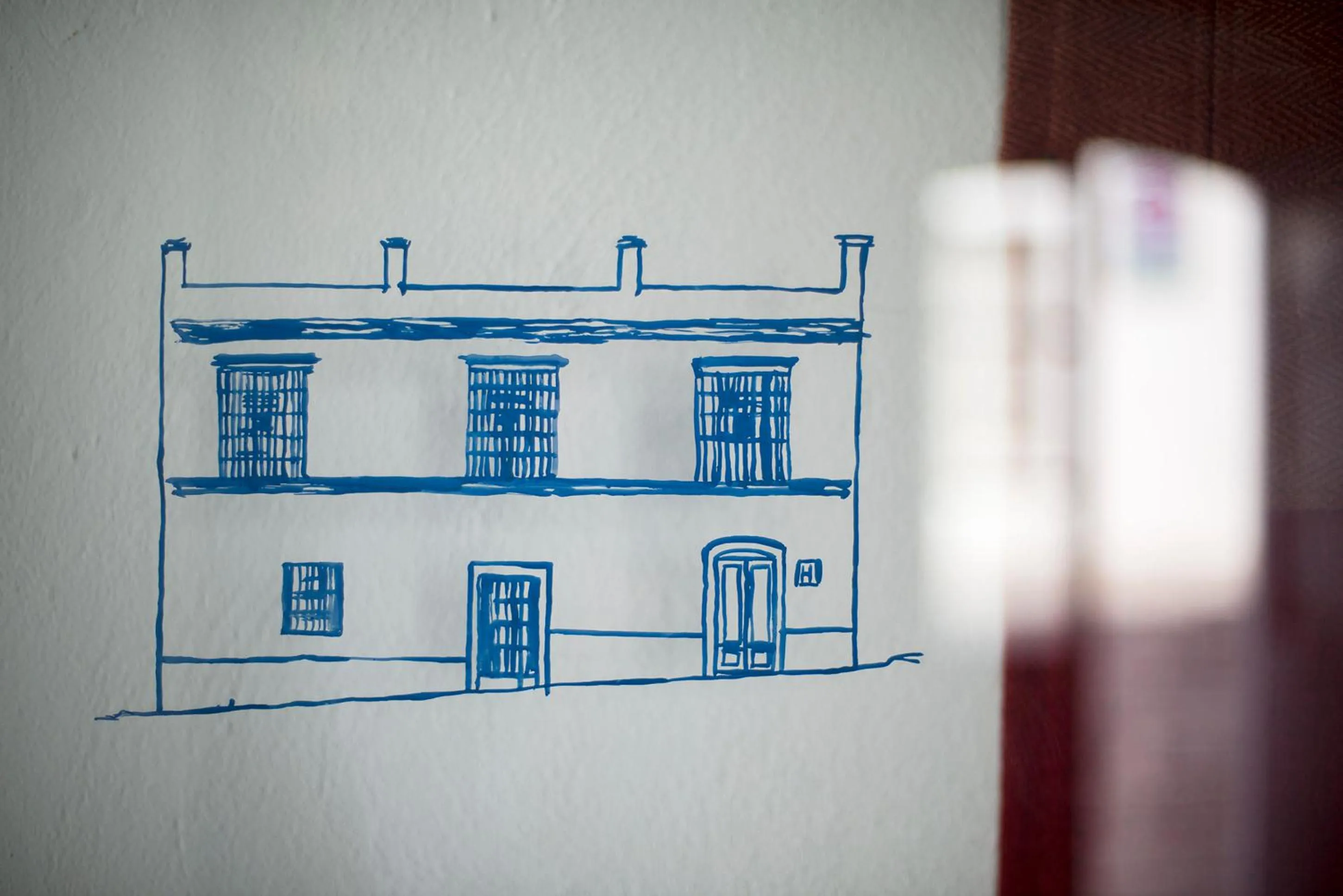 Decorative detail in La Botica de Vejer