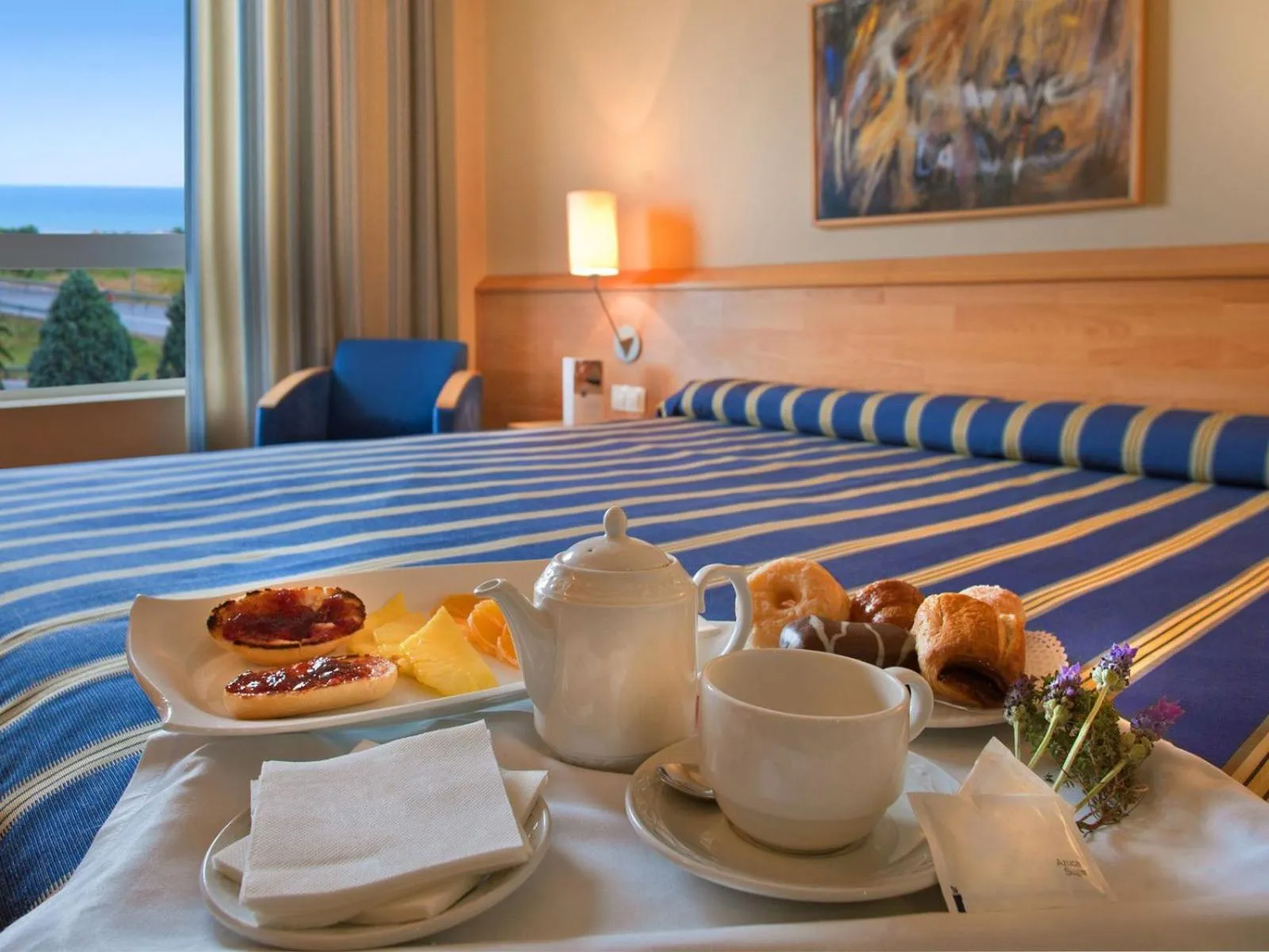 Bedroom, Bed in Flag Hotel Valencia