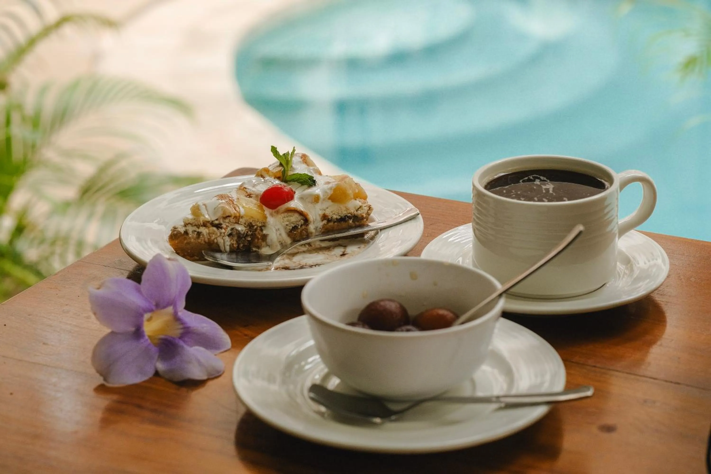 Breakfast in The Verda De Miranda Resort Morjim North Goa