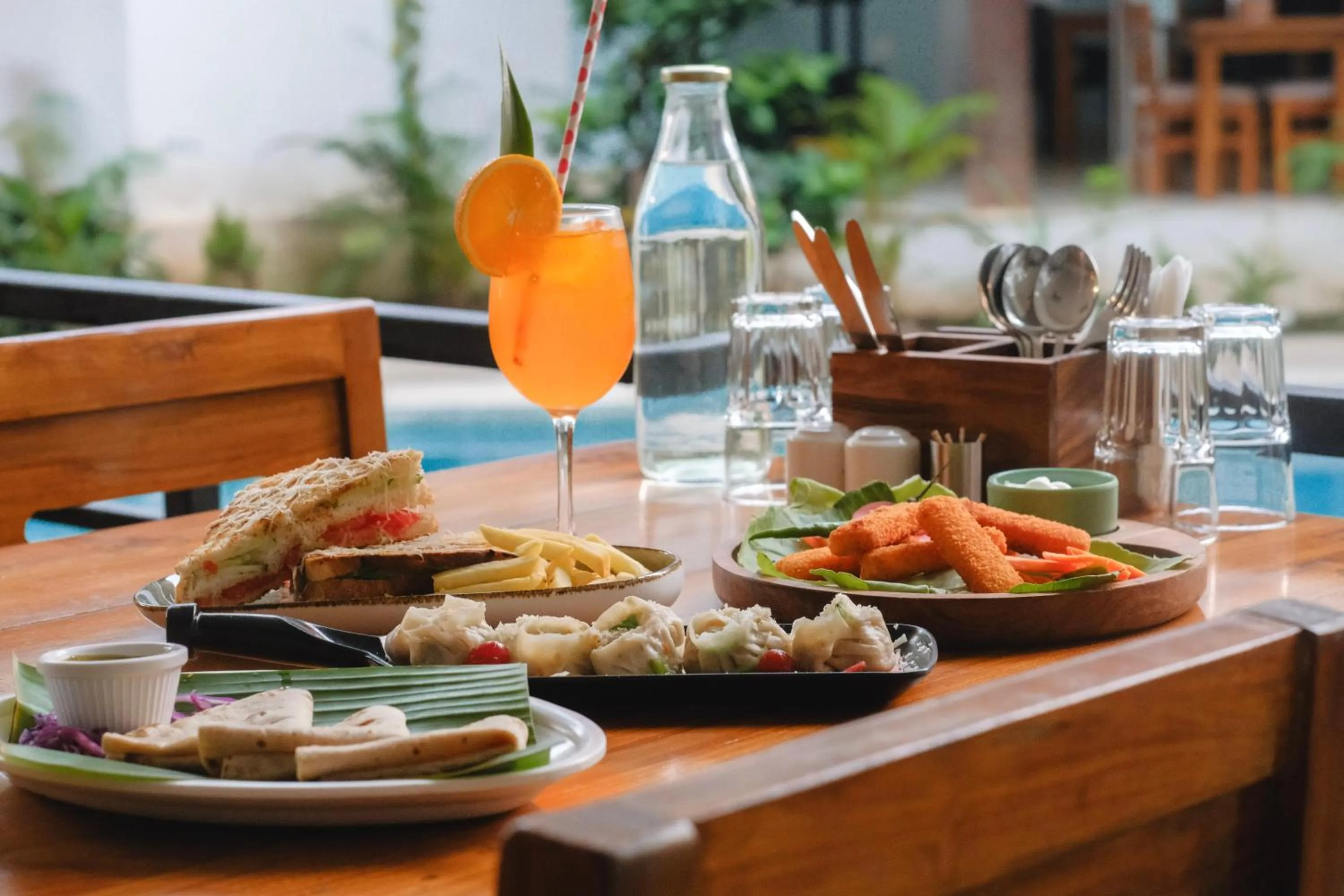 Food close-up in The Verda De Miranda Resort Morjim North Goa