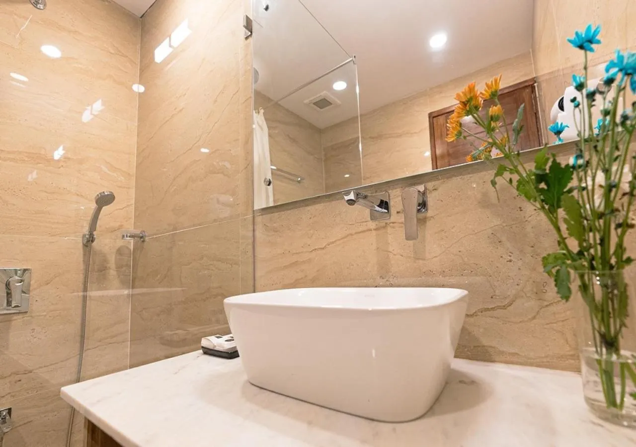 Shower in The Verda De Miranda Resort Morjim North Goa