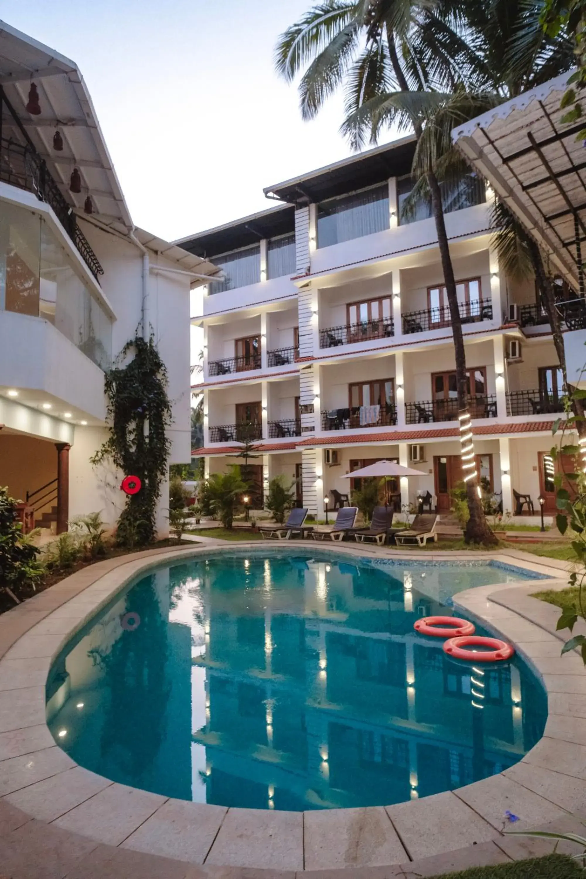 Swimming pool in The Verda De Miranda Resort Morjim North Goa Swimming pool in The Verda De Miranda Resort Morjim North Goa