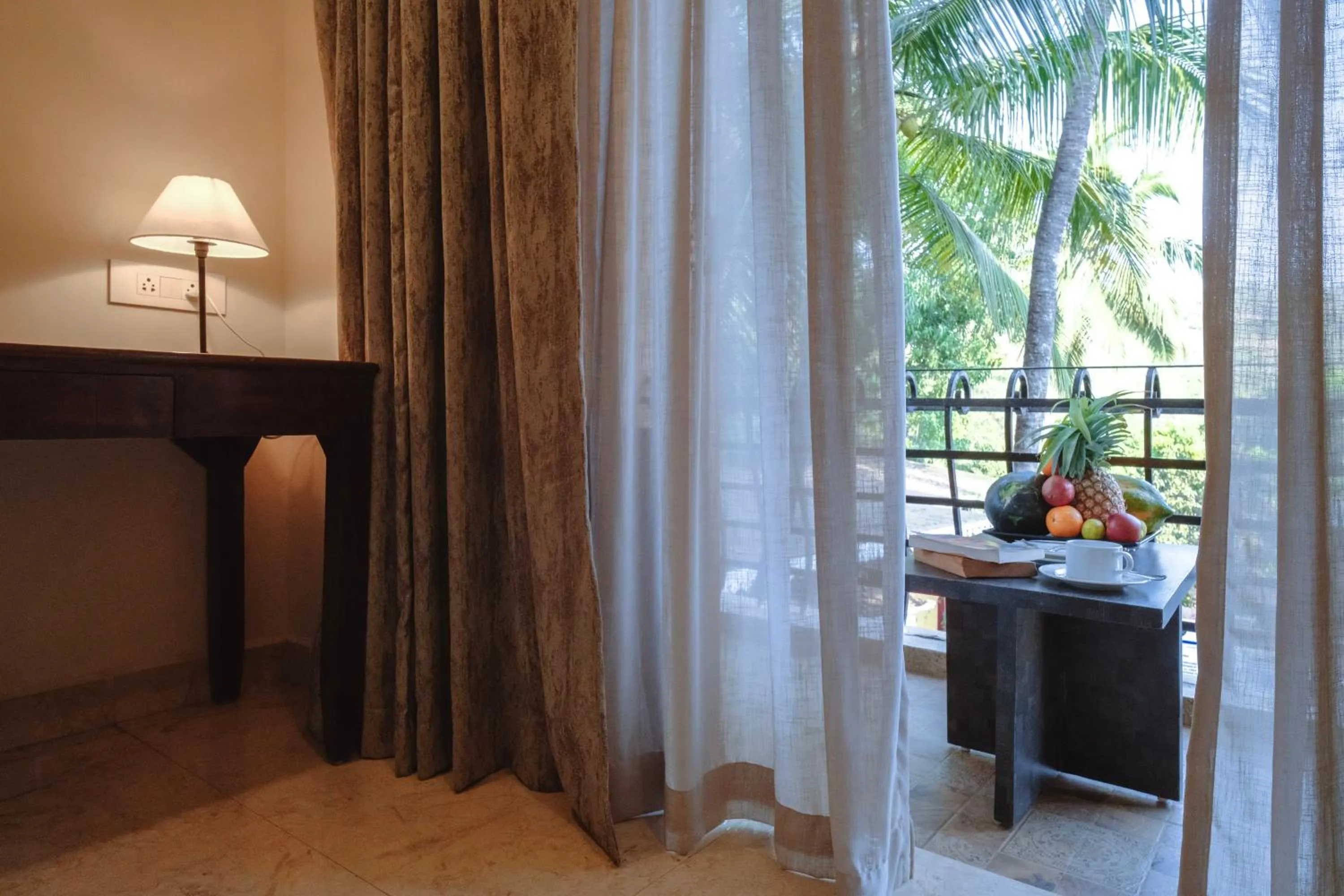 Seating area in The Verda De Miranda Resort Morjim North Goa