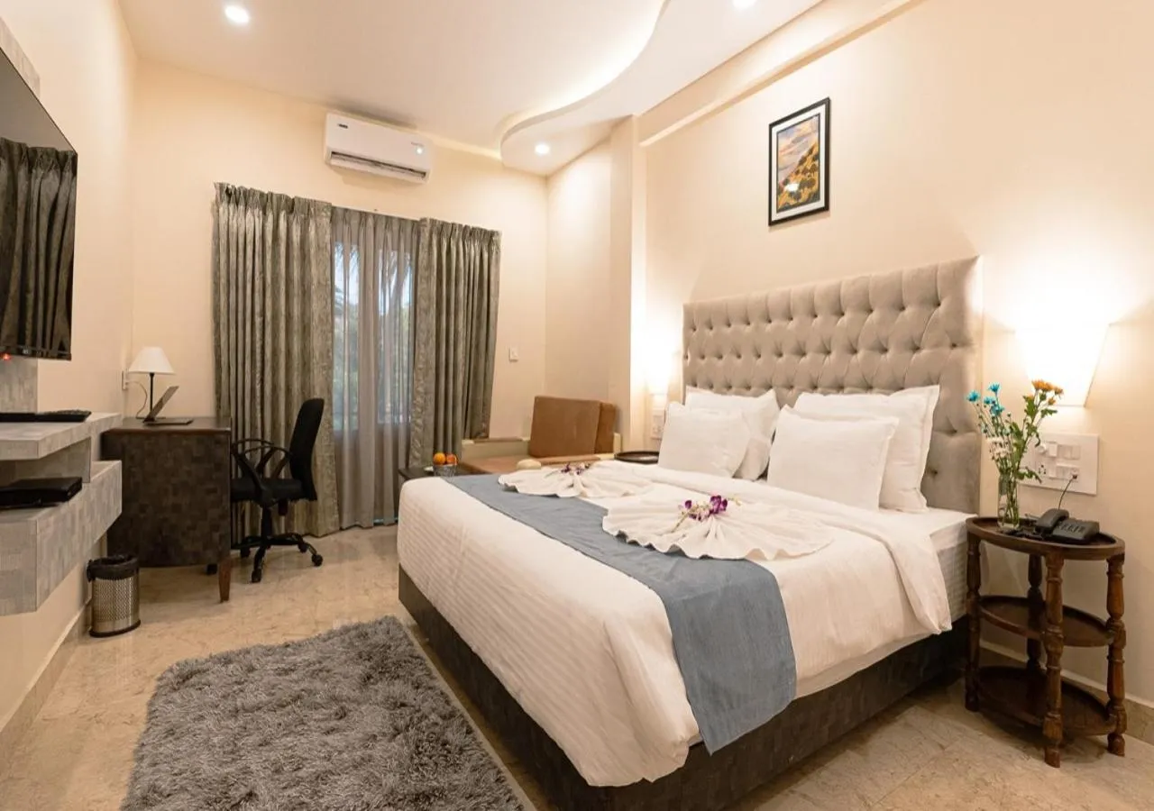 Photo of the whole room, Bed in The Verda De Miranda Resort Morjim North Goa