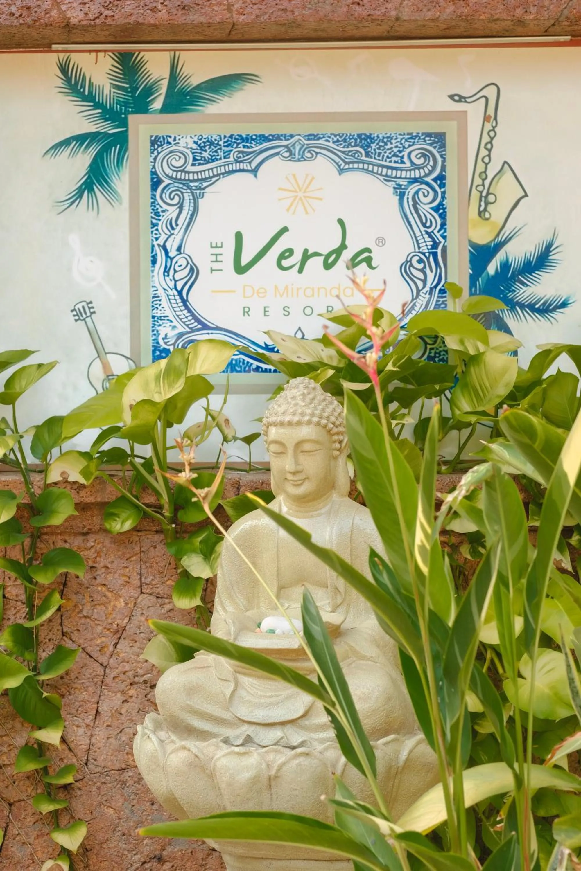 Decorative detail in The Verda De Miranda Resort Morjim North Goa