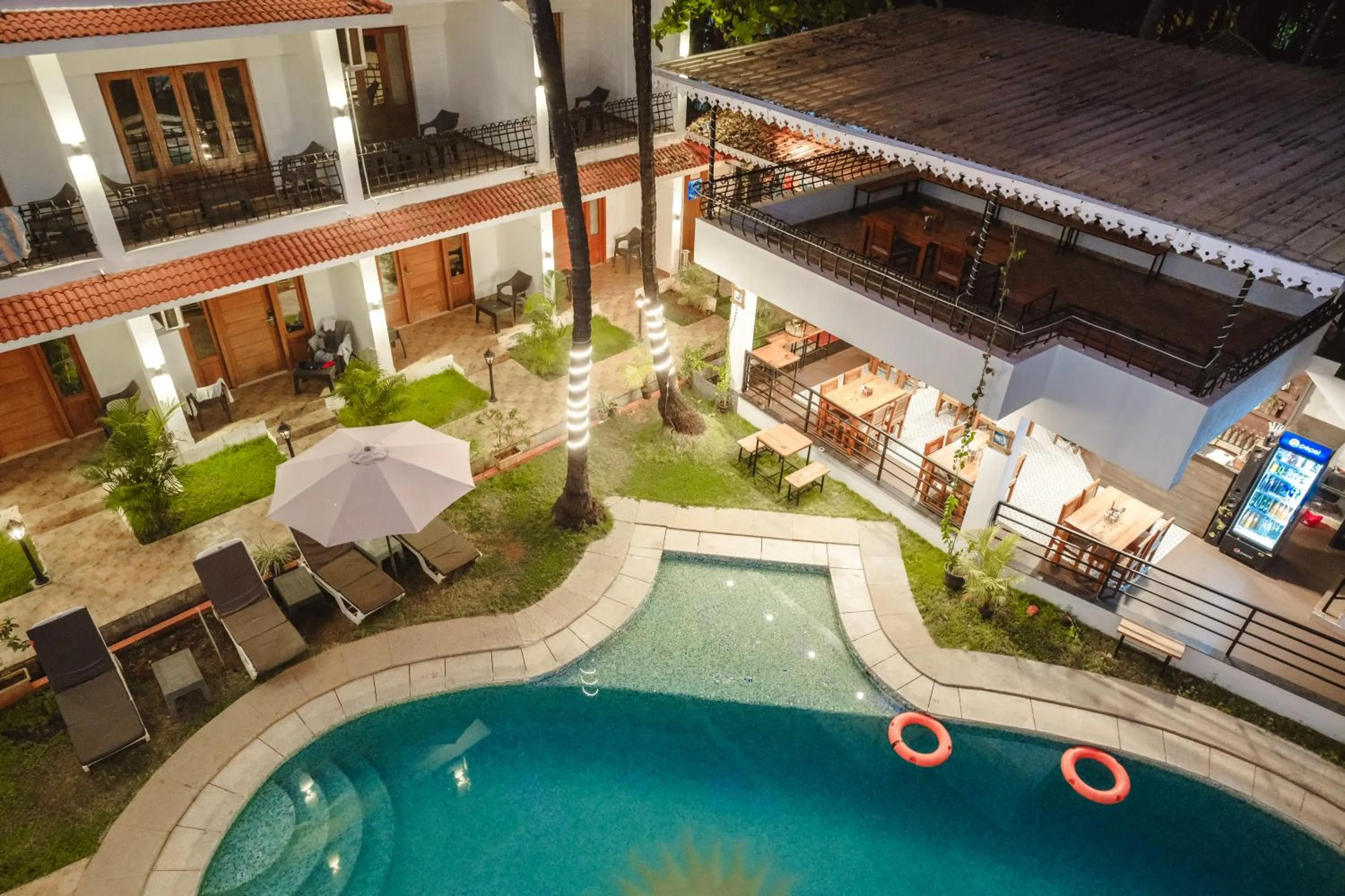 Pool view in The Verda De Miranda Resort Morjim North Goa