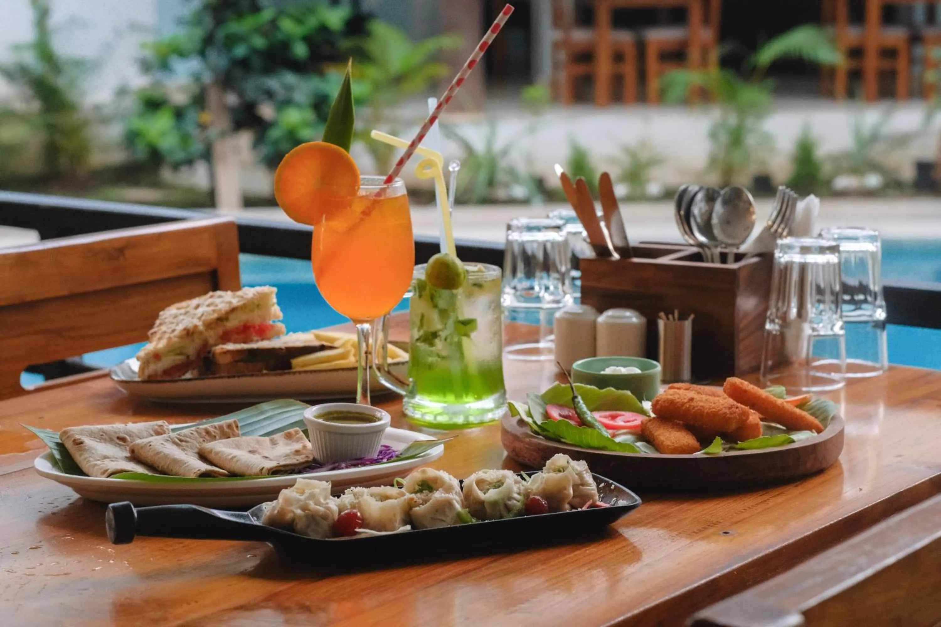 Breakfast in The Verda De Miranda Resort Morjim North Goa