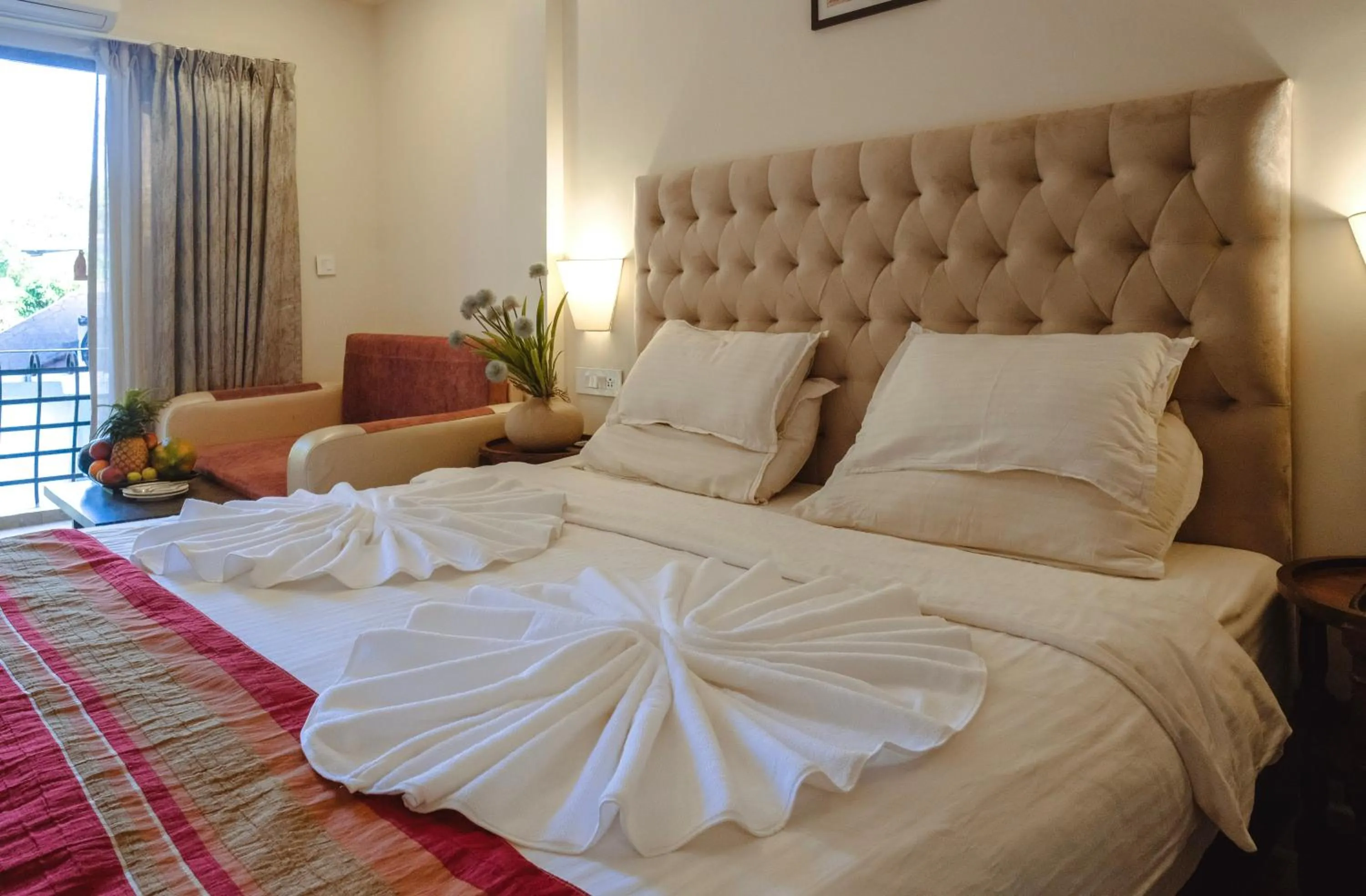 Photo of the whole room, Bed in The Verda De Miranda Resort Morjim North Goa