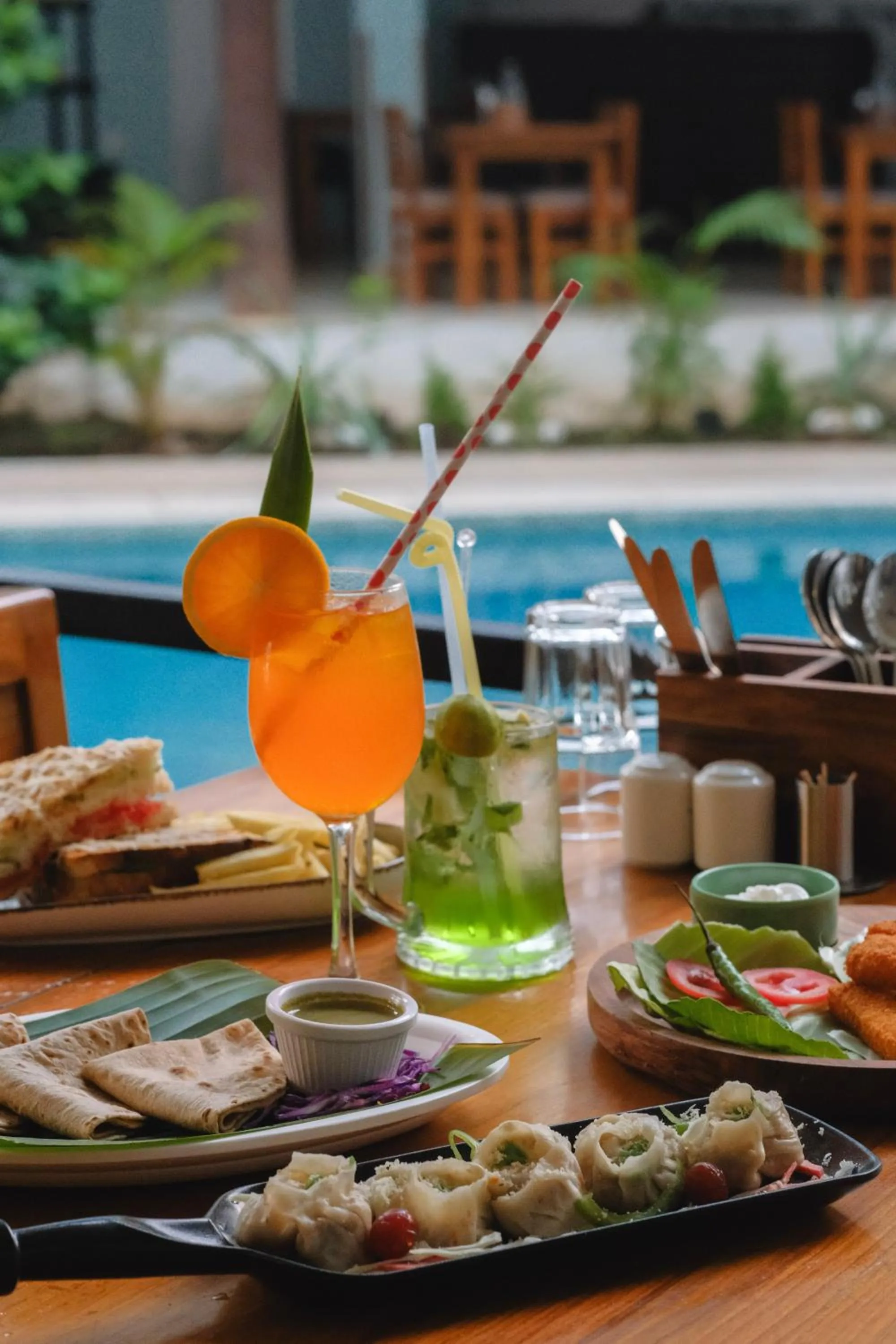 Food close-up in The Verda De Miranda Resort Morjim North Goa