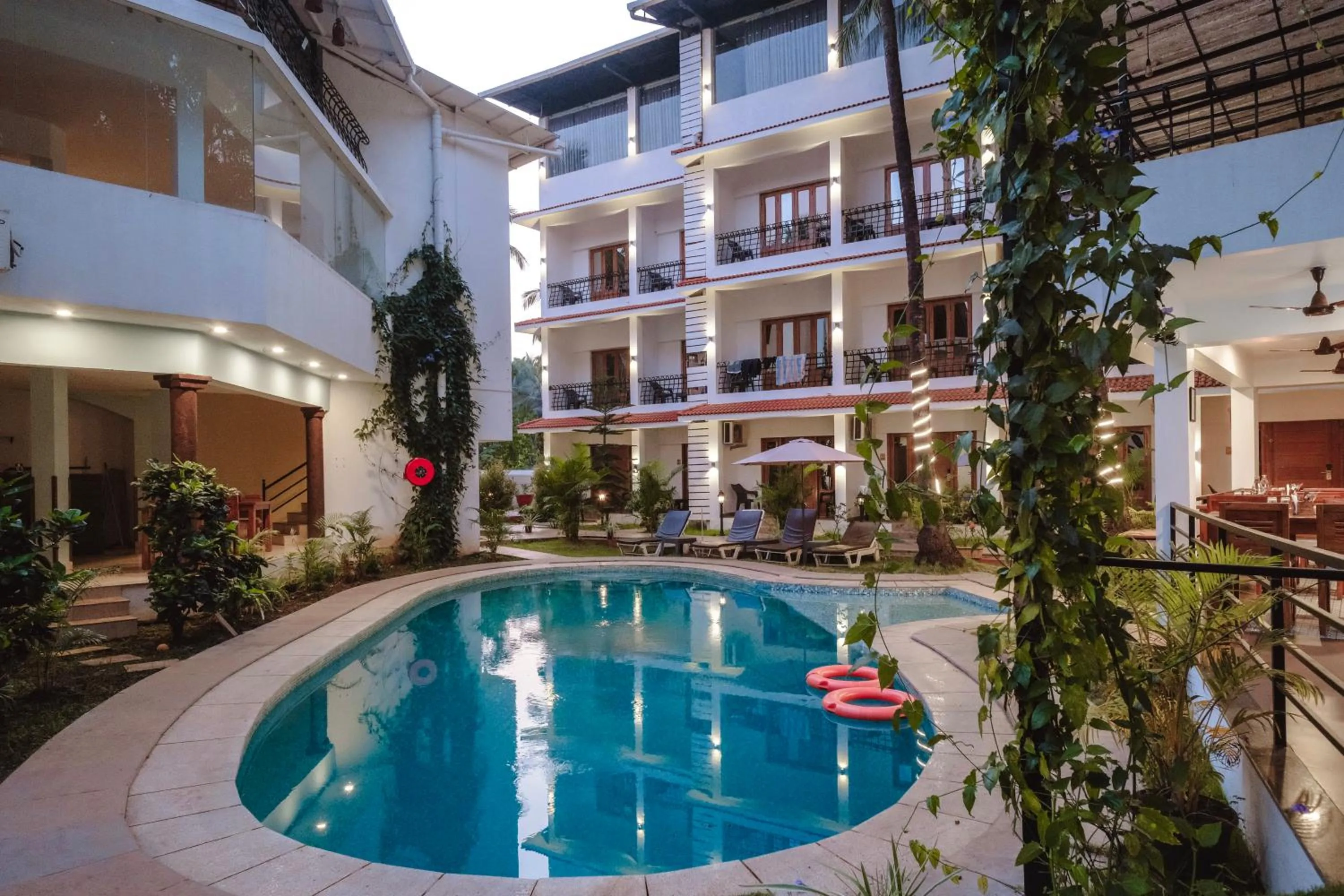 Swimming pool in The Verda De Miranda Resort Morjim North Goa