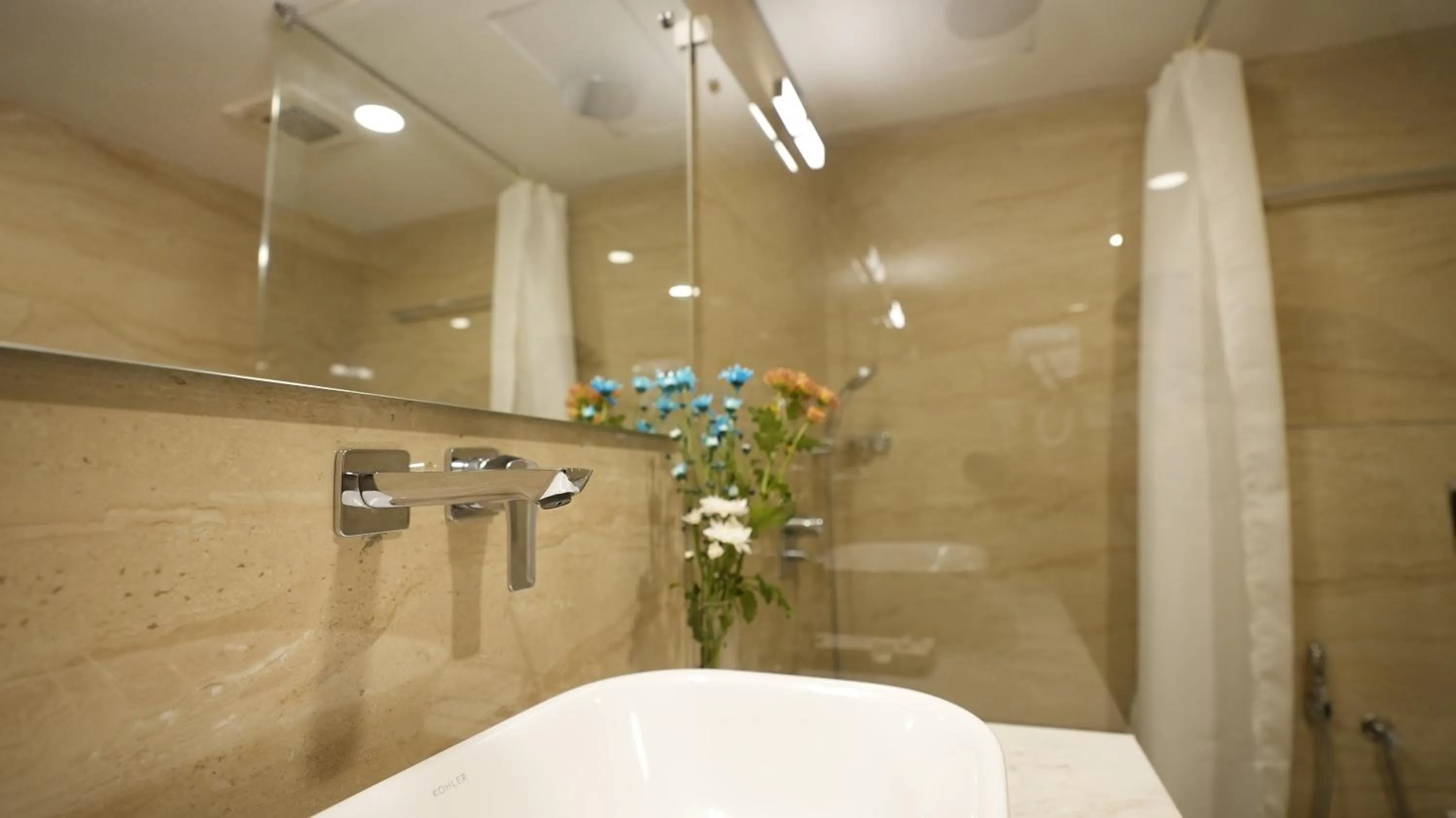 Bathroom in The Verda De Miranda Resort Morjim North Goa