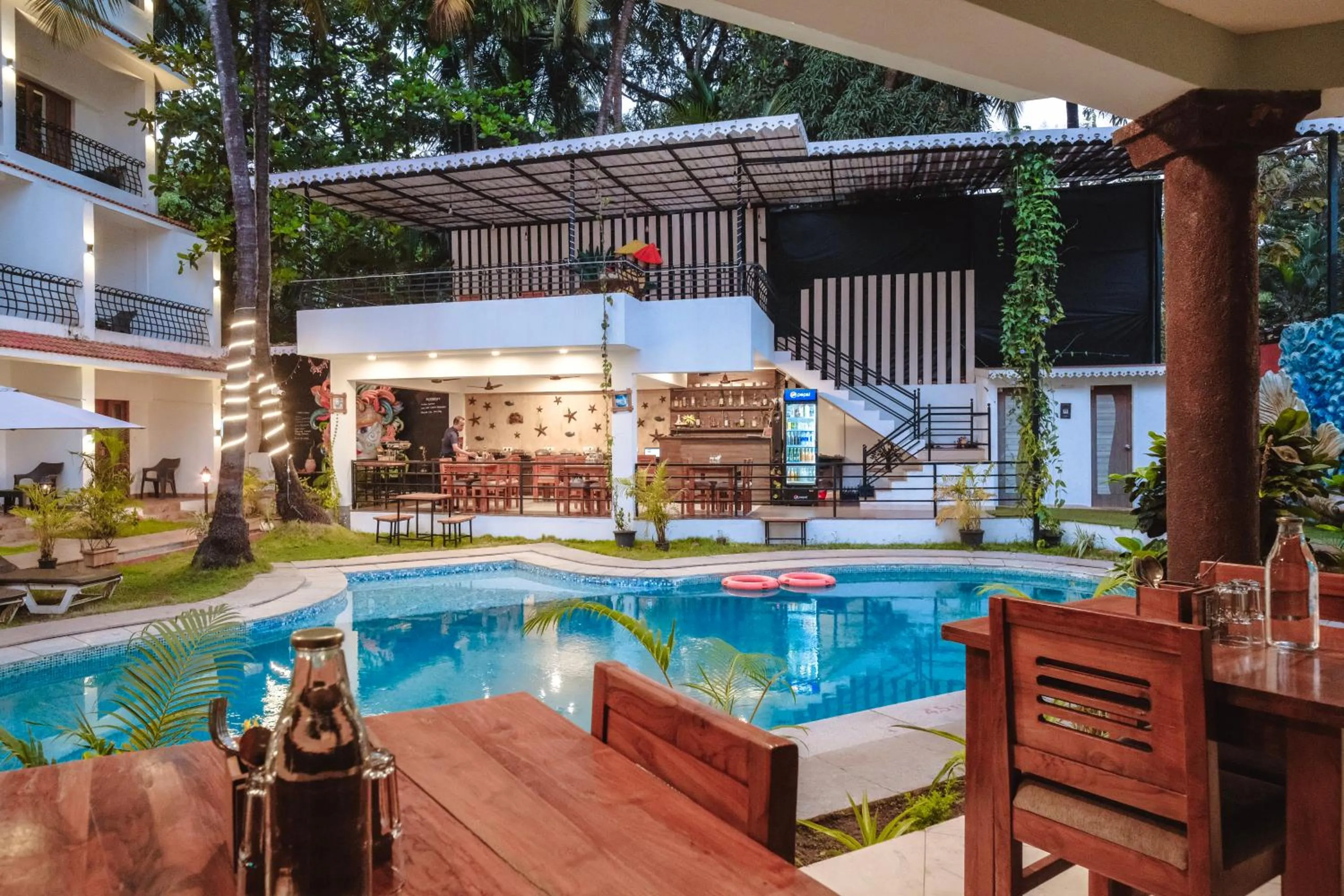 Swimming pool in The Verda De Miranda Resort Morjim North Goa