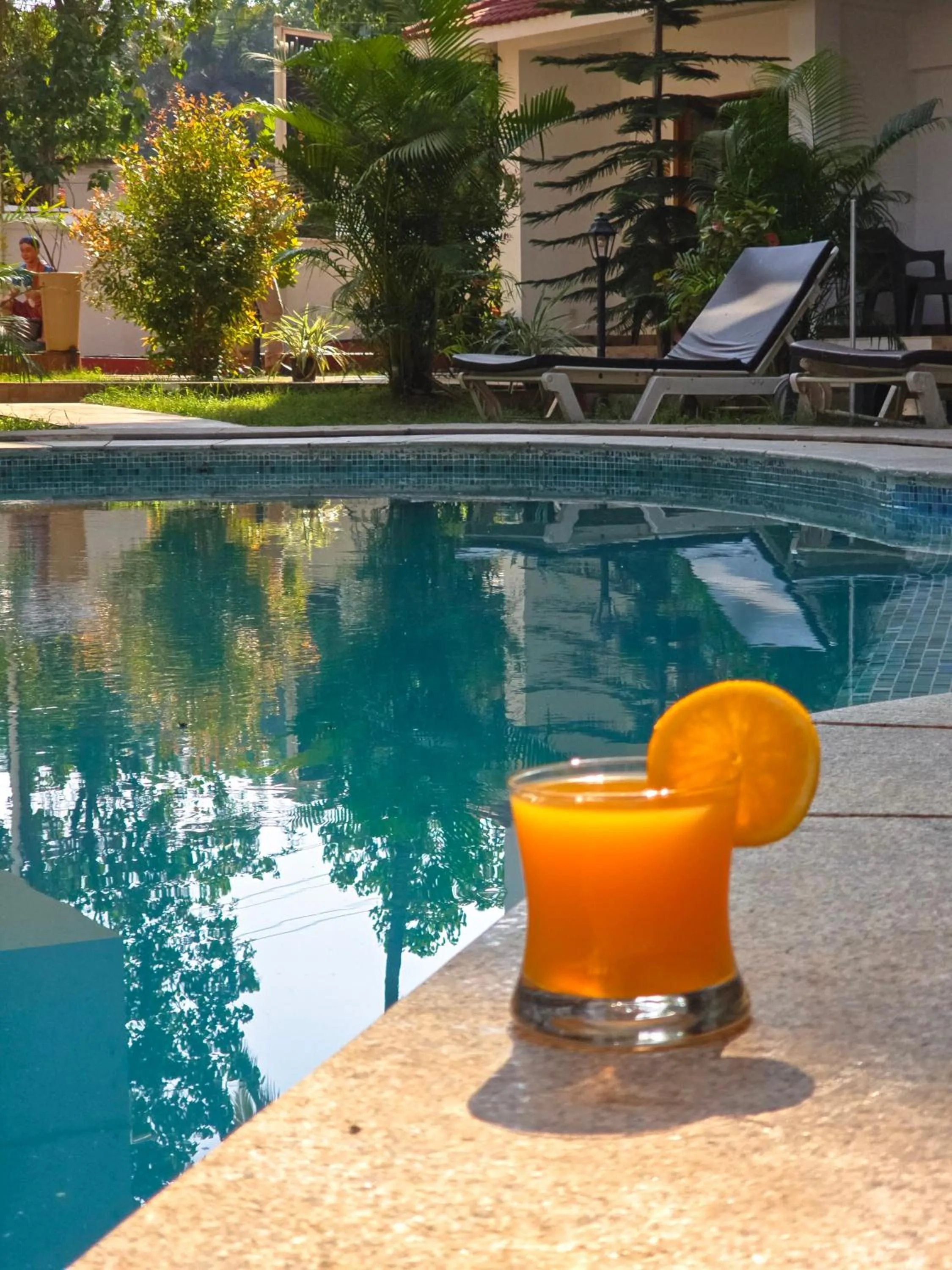 Swimming pool in The Verda De Miranda Resort Morjim North Goa