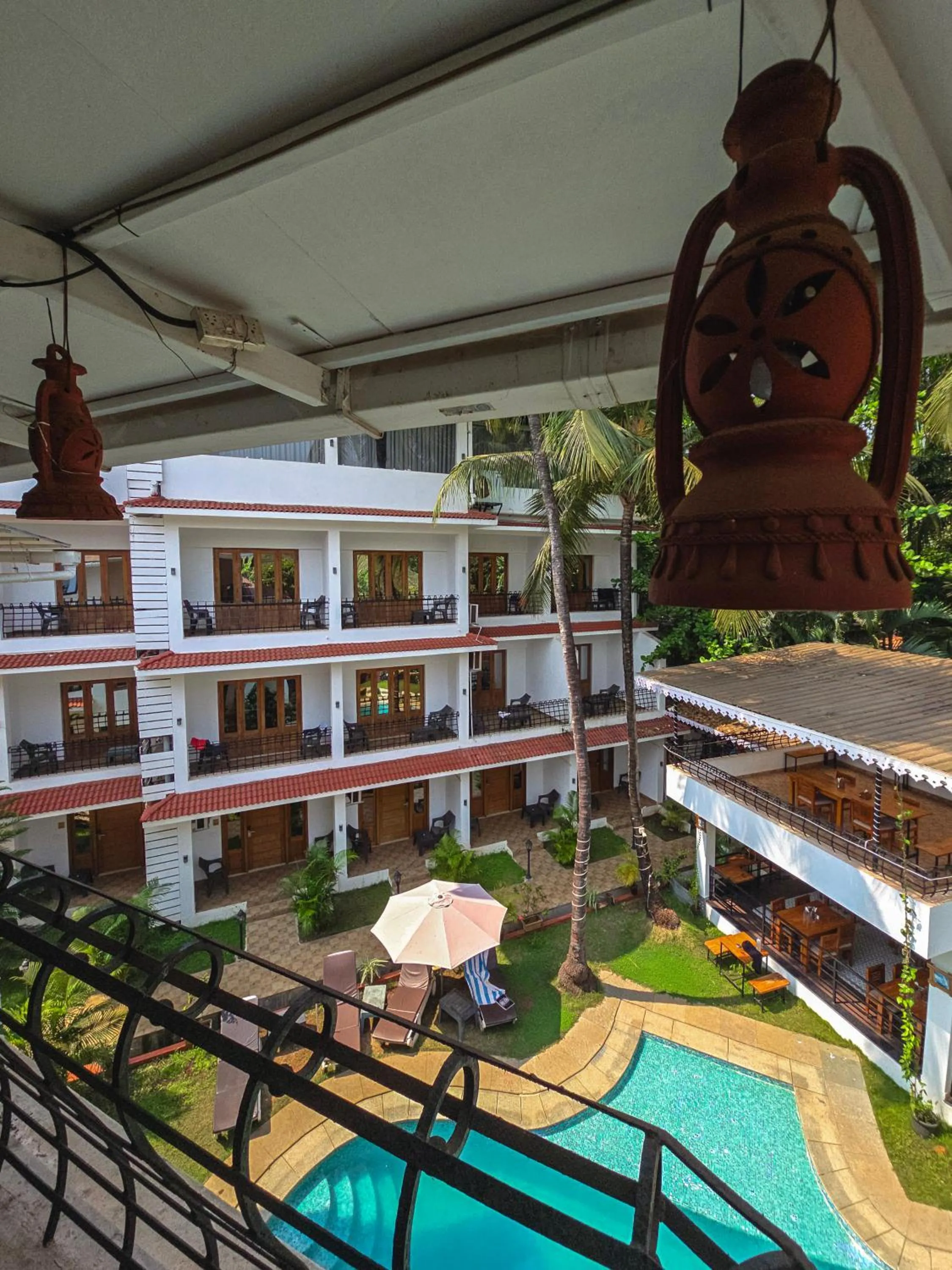 Balcony/Terrace in The Verda De Miranda Resort Morjim North Goa