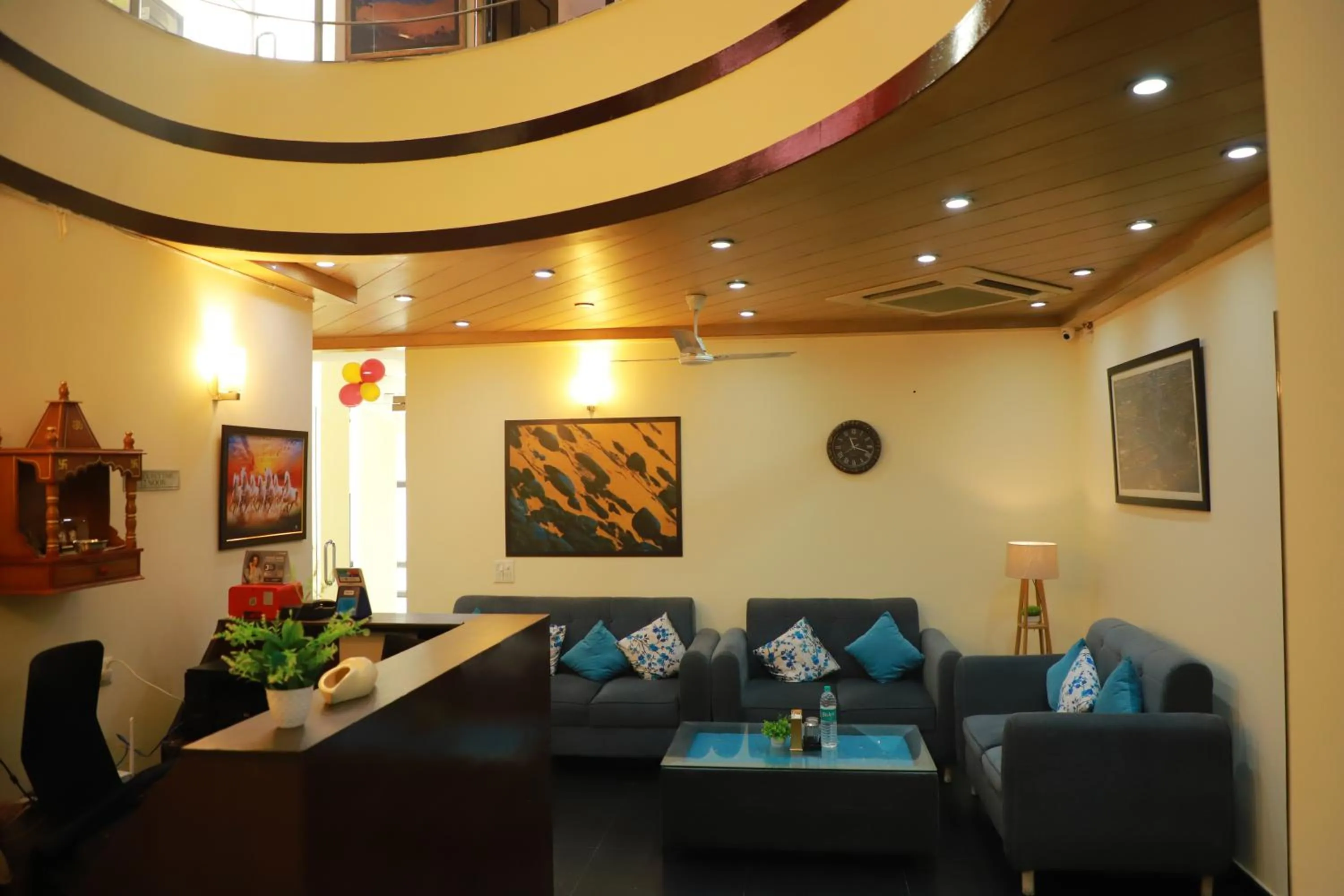 Seating area in THE REJOICE VENTURE