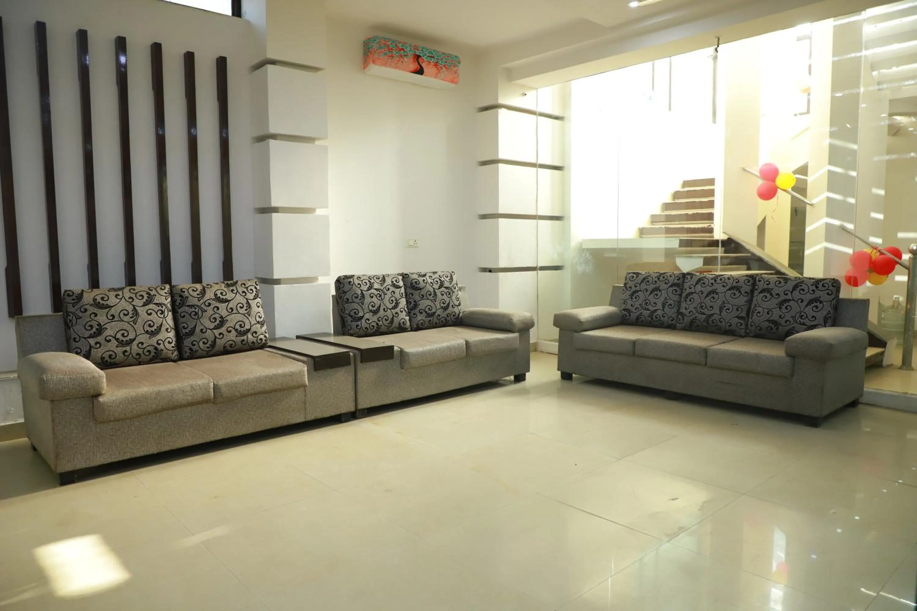 Seating area in THE REJOICE VENTURE