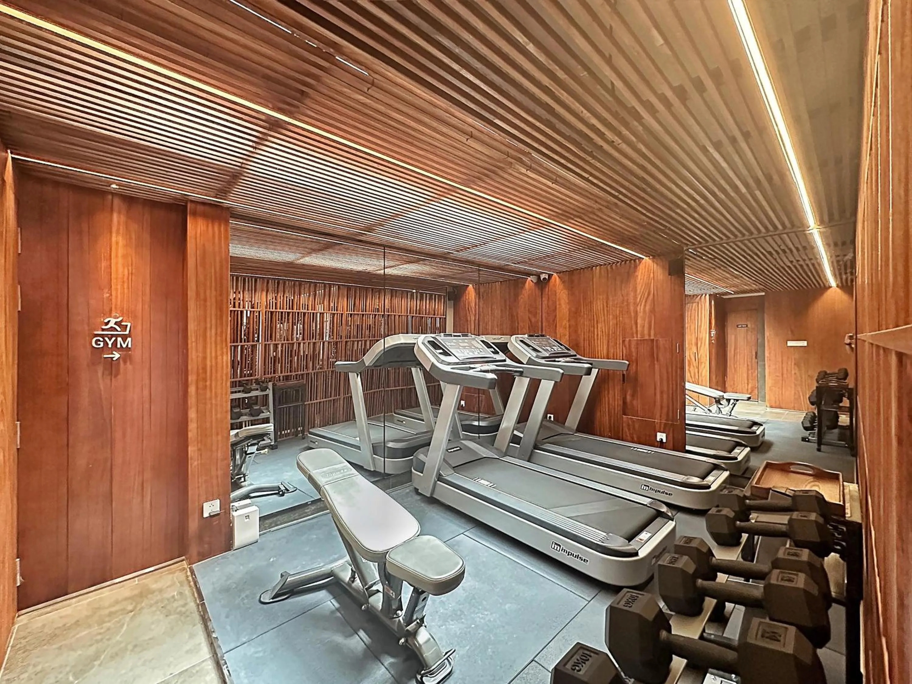 Fitness centre/facilities in Triple E Hotel Metro Ben Thanh