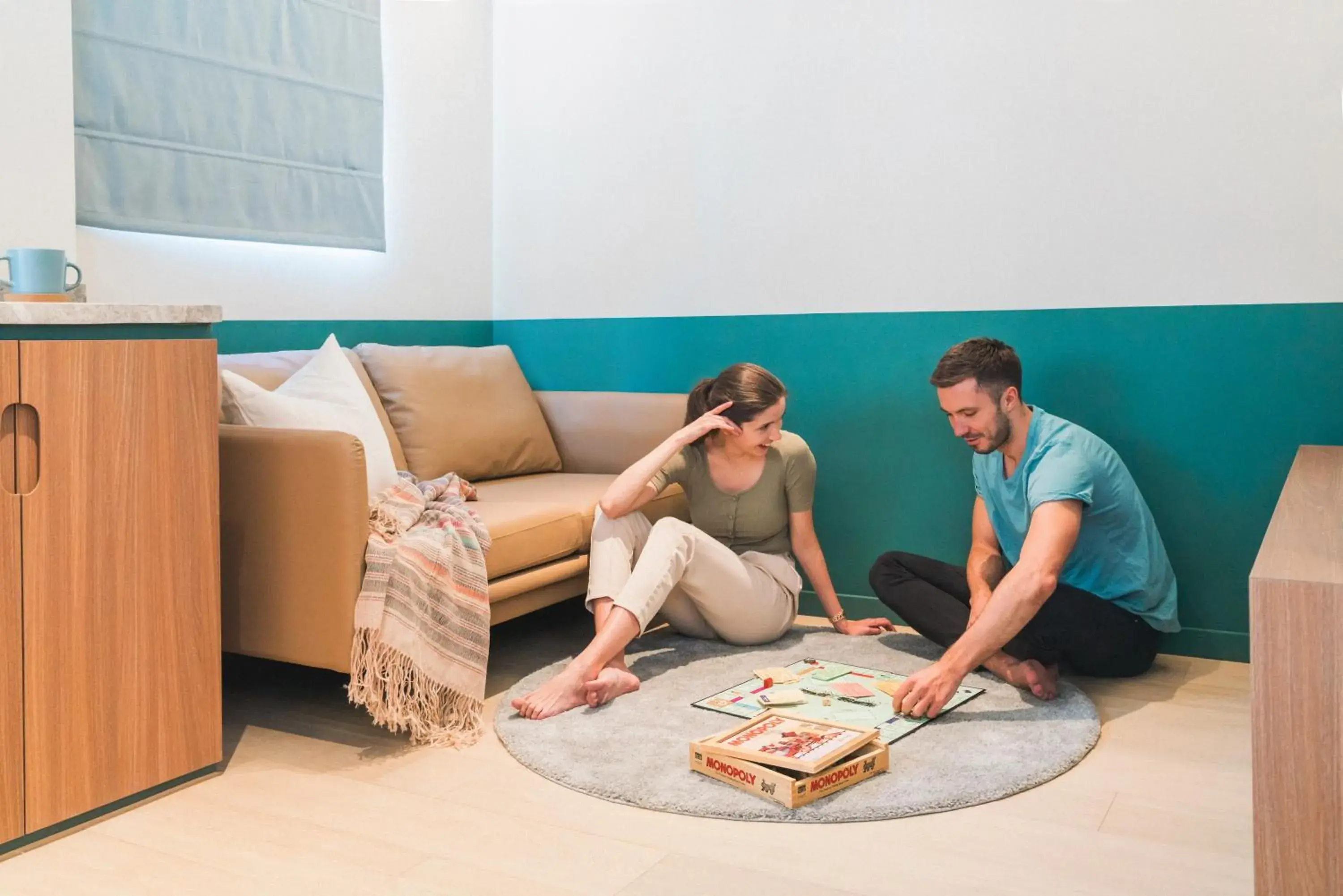 Living room in Weave Suites - Central West Living room in Weave Suites - Central West