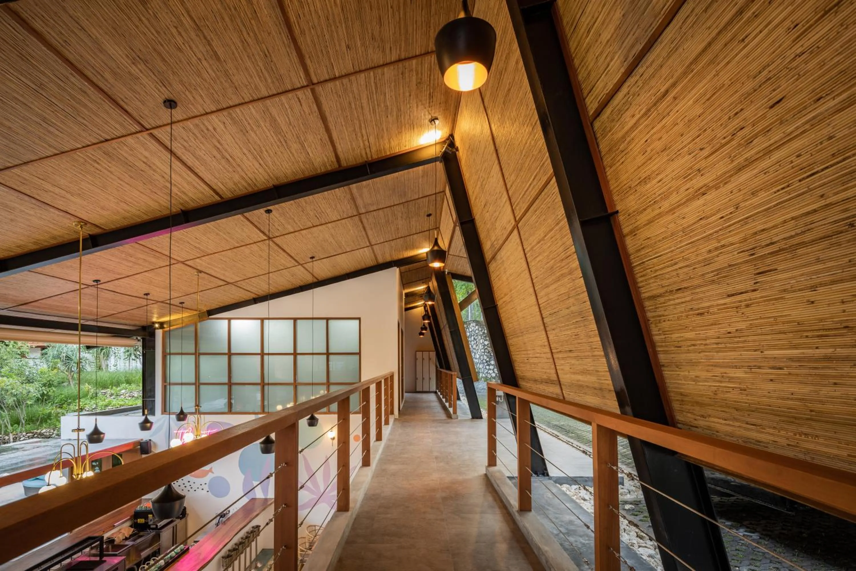 Lobby or reception in Deep Roots Dive & Yoga Resort