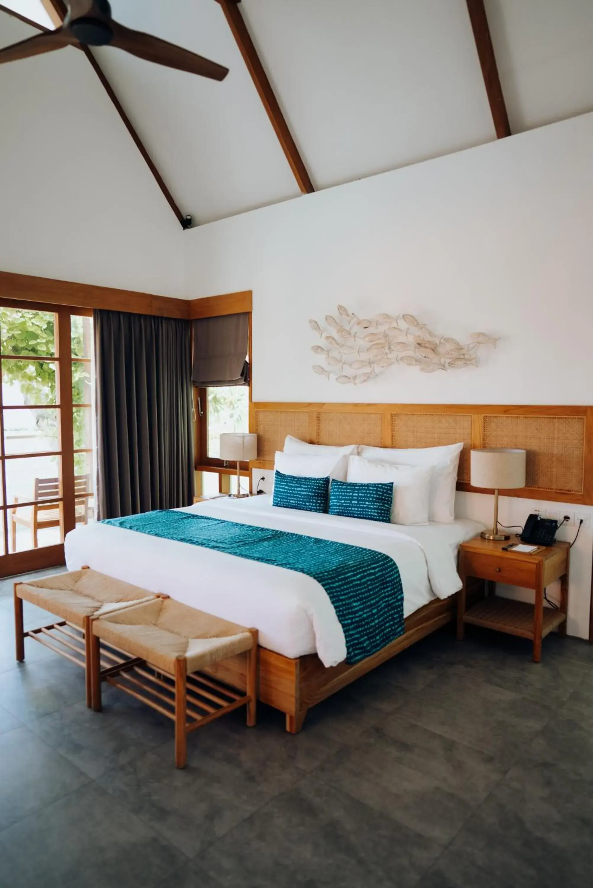 Bedroom, Bed in Deep Roots Dive & Yoga Resort Bedroom, Bed in Deep Roots Dive & Yoga Resort