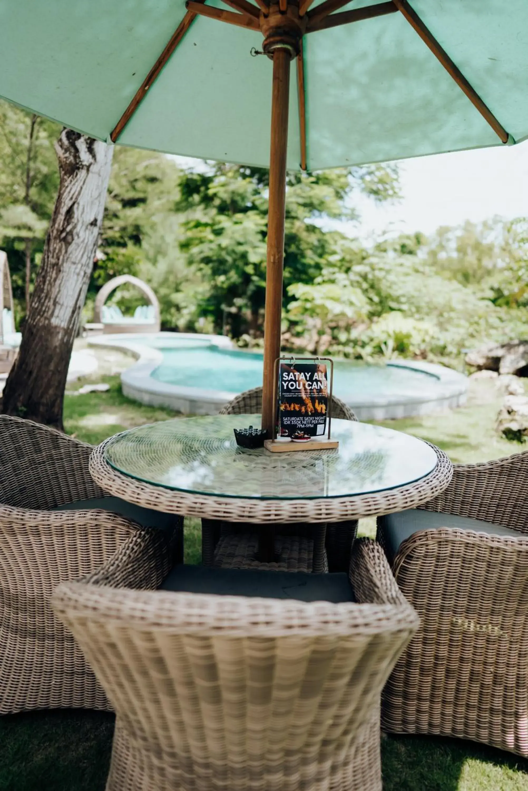 Garden view in Deep Roots Dive & Yoga Resort Garden view in Deep Roots Dive & Yoga Resort