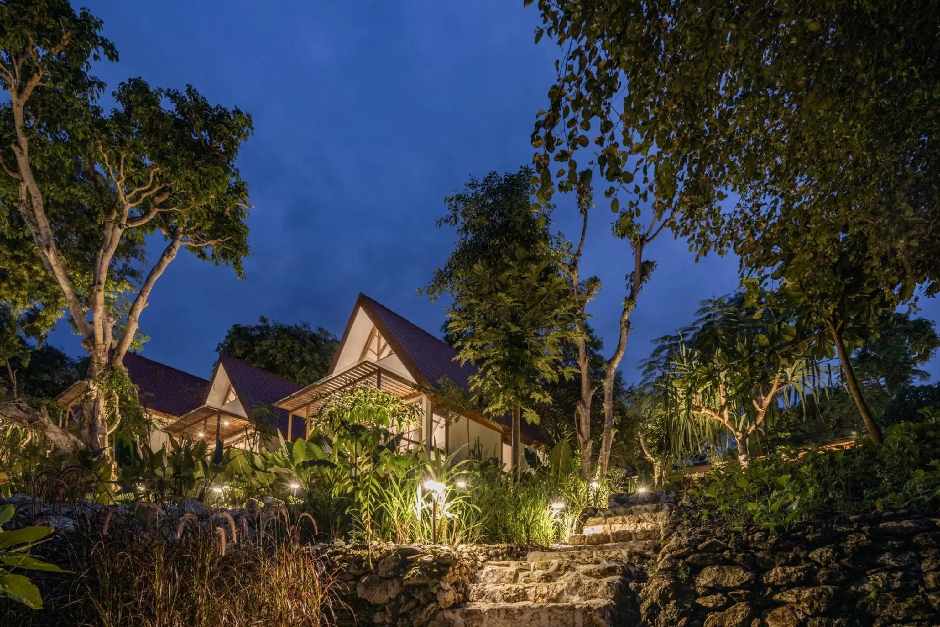 Garden view in Deep Roots Dive & Yoga Resort Garden view in Deep Roots Dive & Yoga Resort