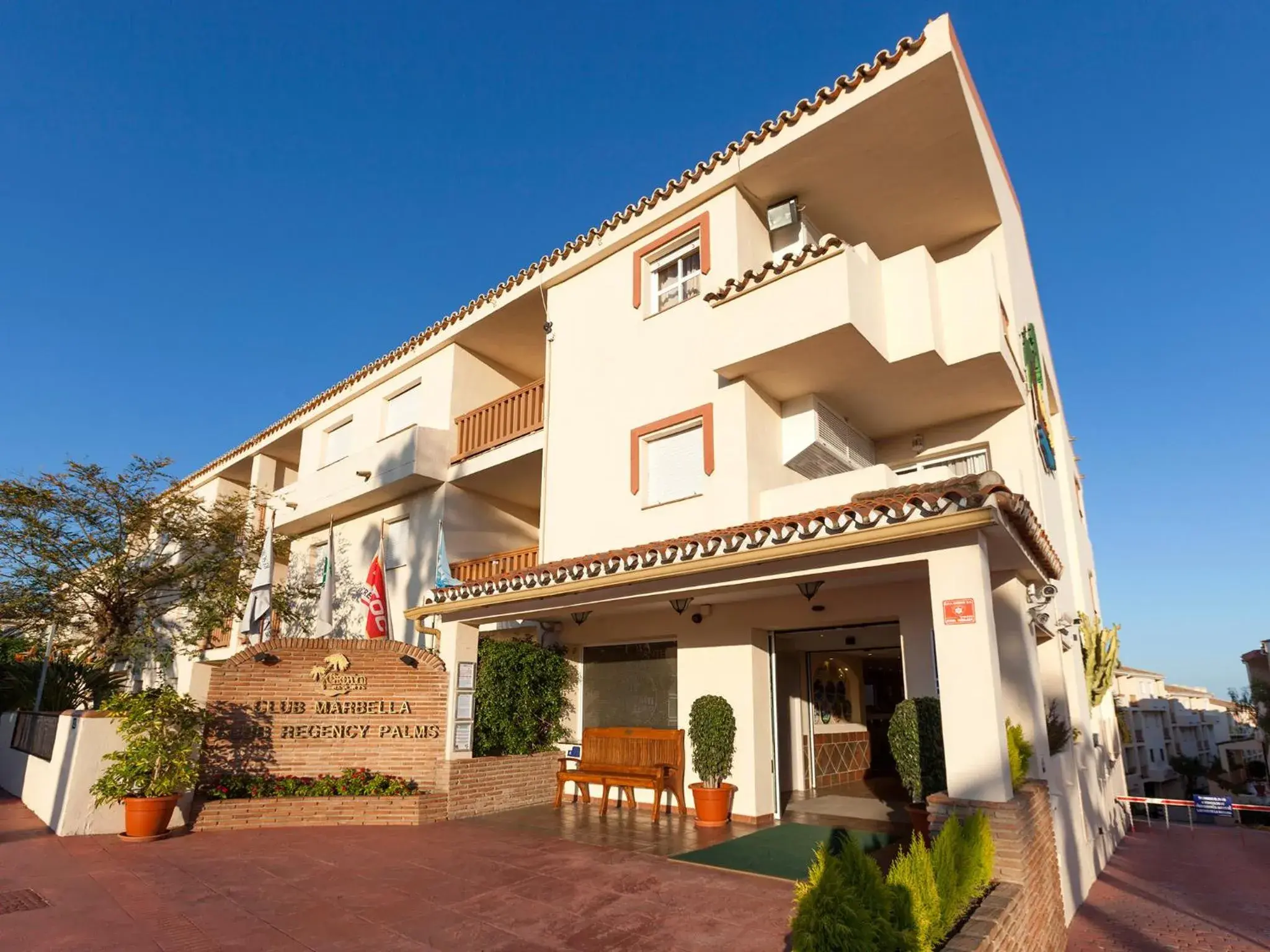Facade/entrance in Crown Resorts Club Marbella Facade/entrance in Crown Resorts Club Marbella