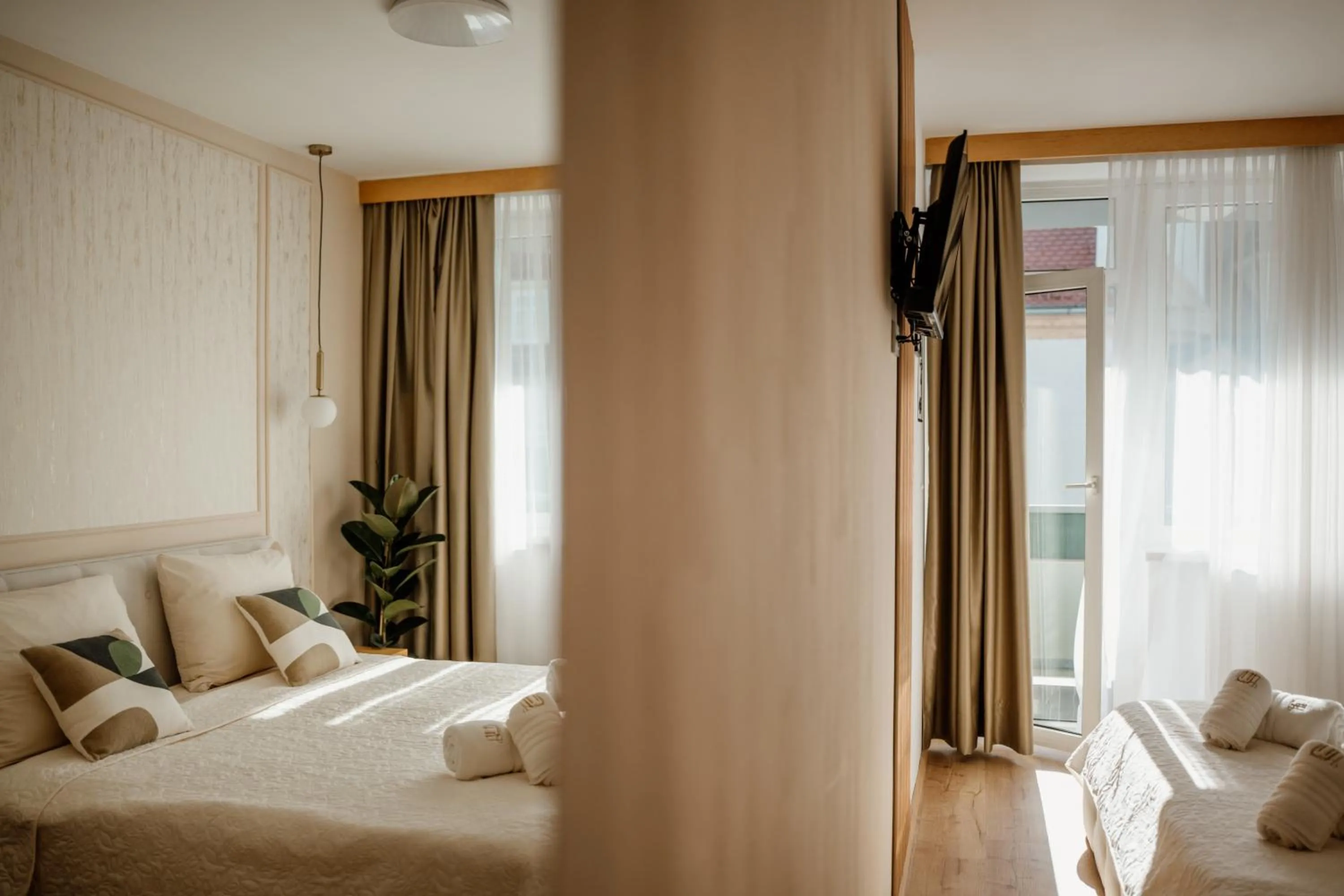 Bed in Hotel Jeruzalem